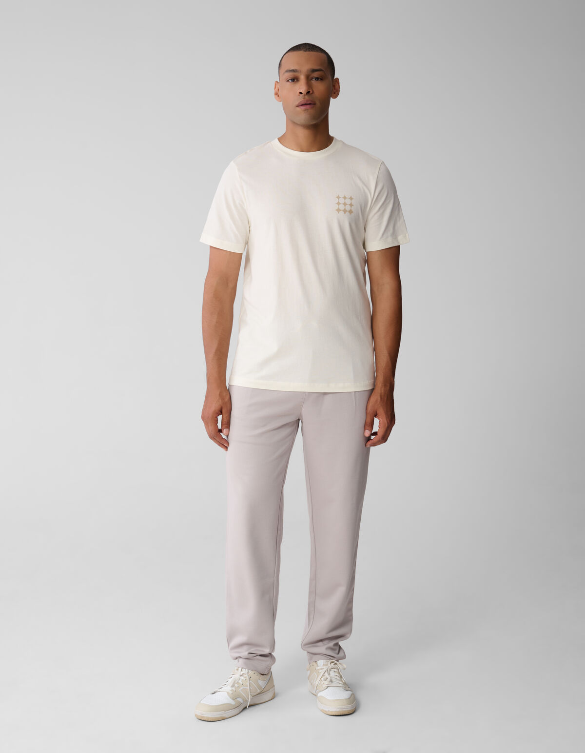 Spitz zulaufende Hose hellgrau SHOEBY MEN