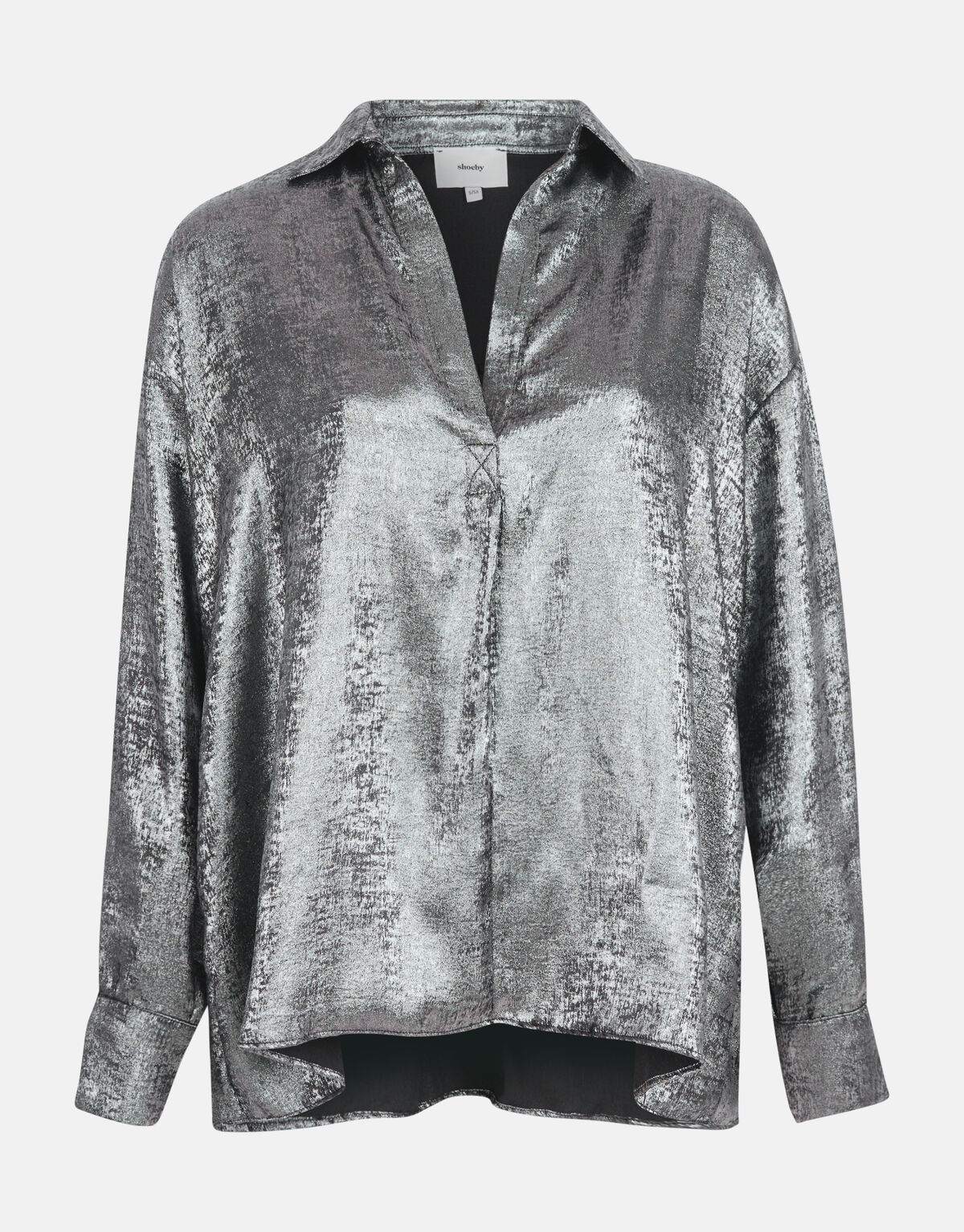 Metallic-Bluse Schwarz SHOEBY WOMEN