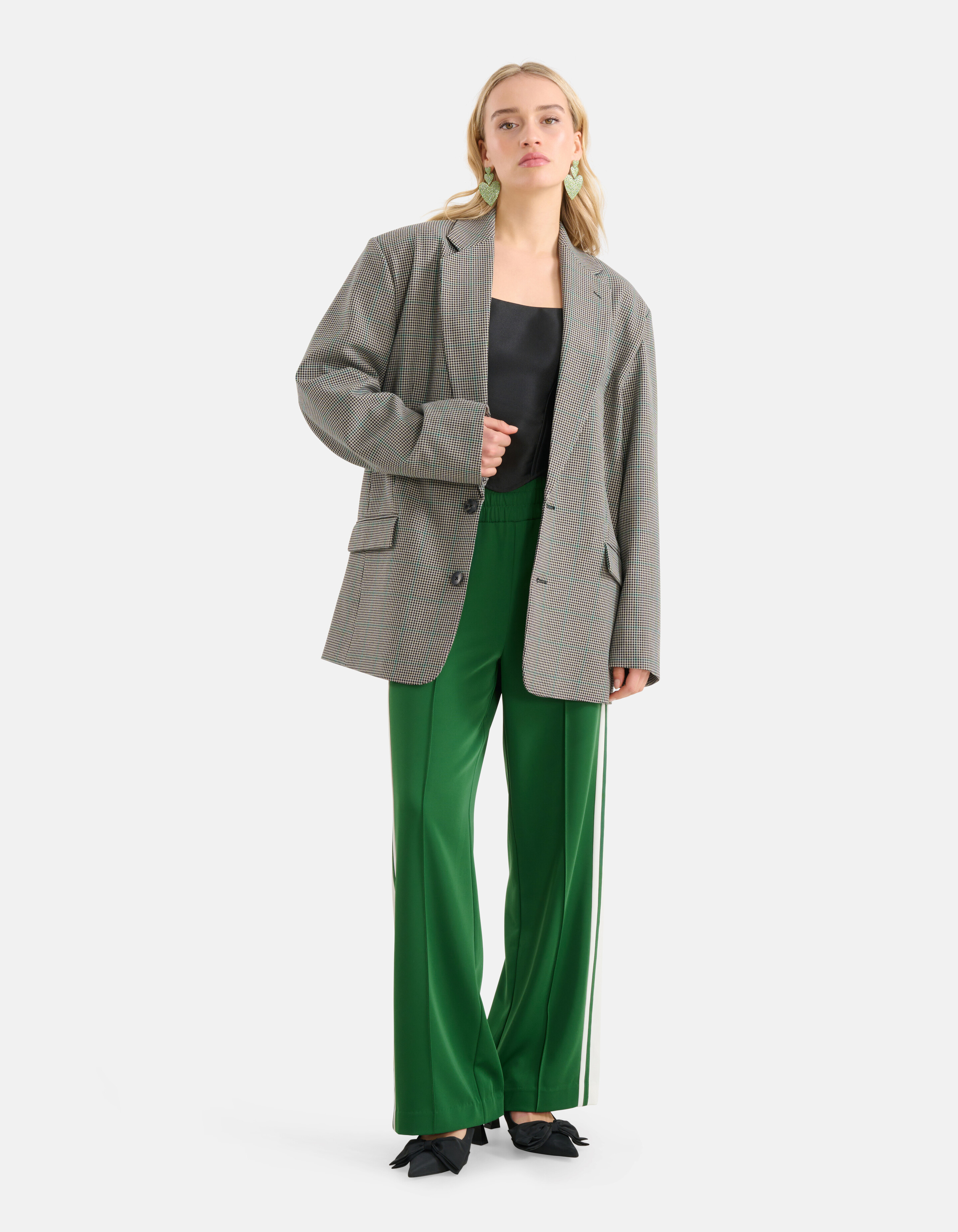 Sporty Broek Groen By Monica SHOEBY WOMEN