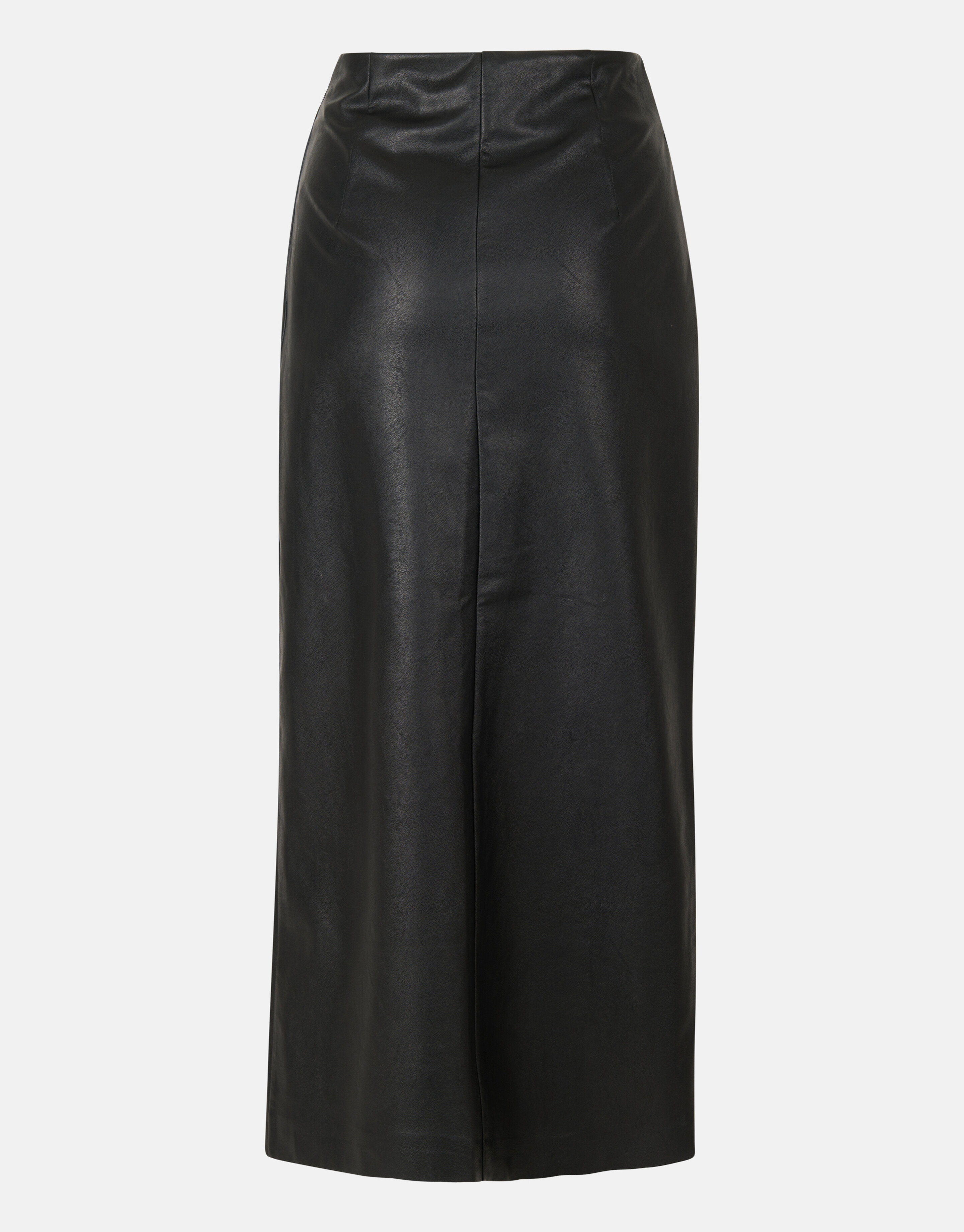 Midirock aus veganem Leder Schwarz By Mieke SHOEBY WOMEN