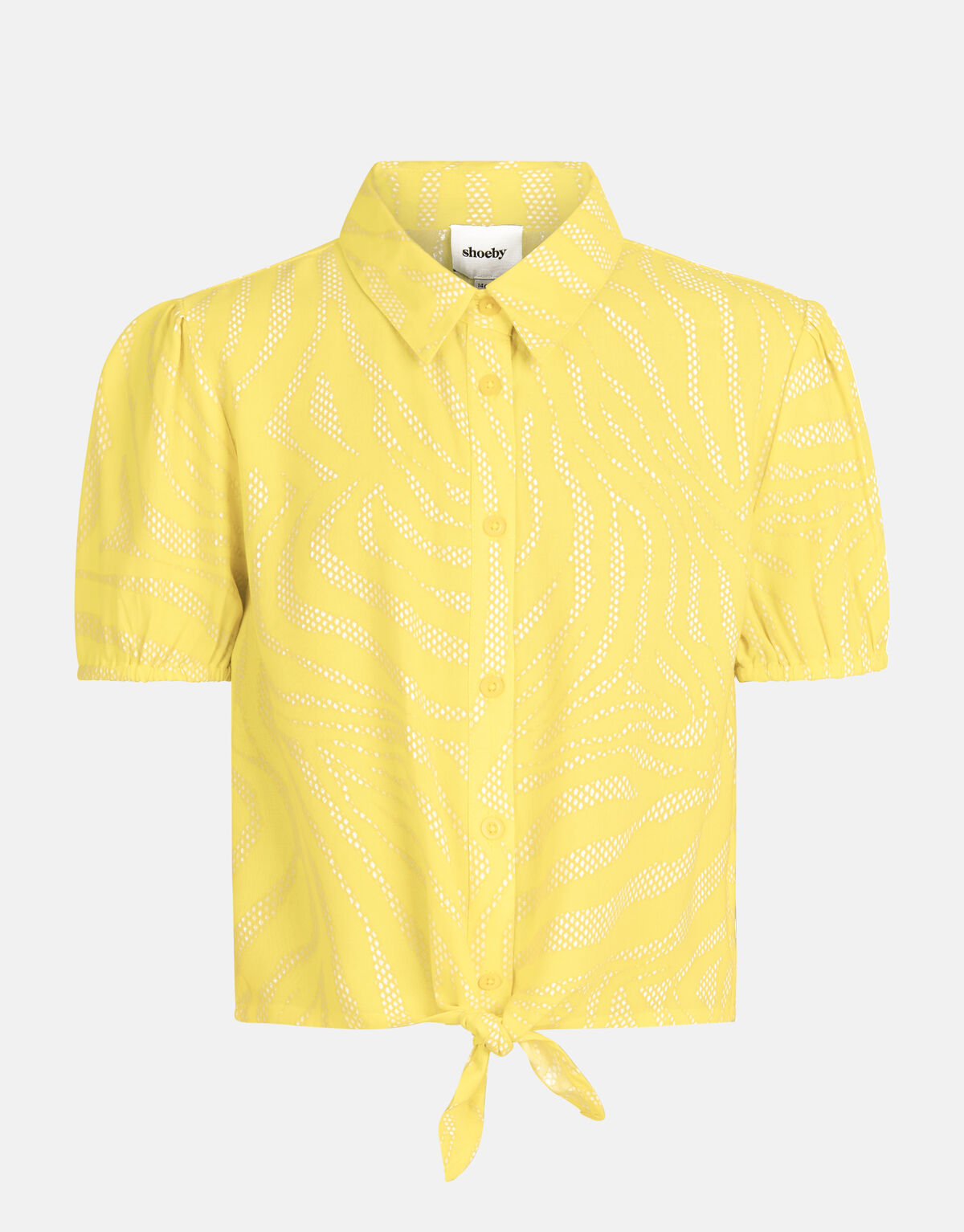 Zebra Print Bluse Gelb SHOEBY GIRLS