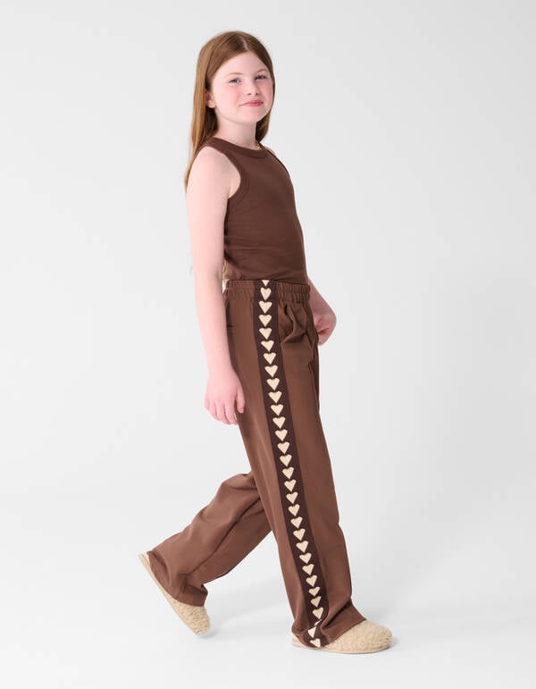 Fancy Tape Hose mit weitem Bein, braun SHOEBY GIRLS
