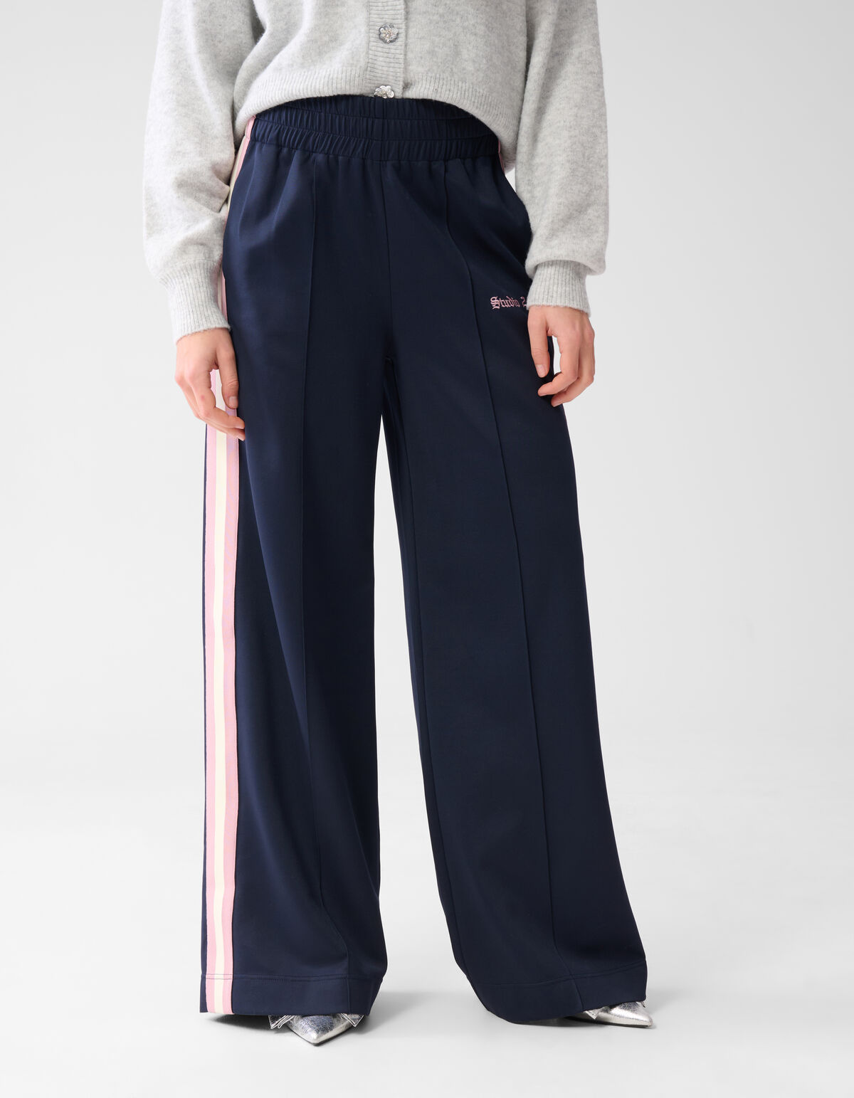 Sportliche Hose mit weitem Bein Dunkelblau SHOEBY WOMEN