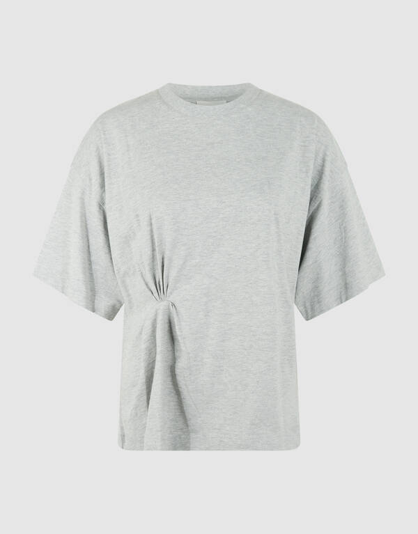 Knot T-Shirt Hellgrau SHOEBY WOMEN