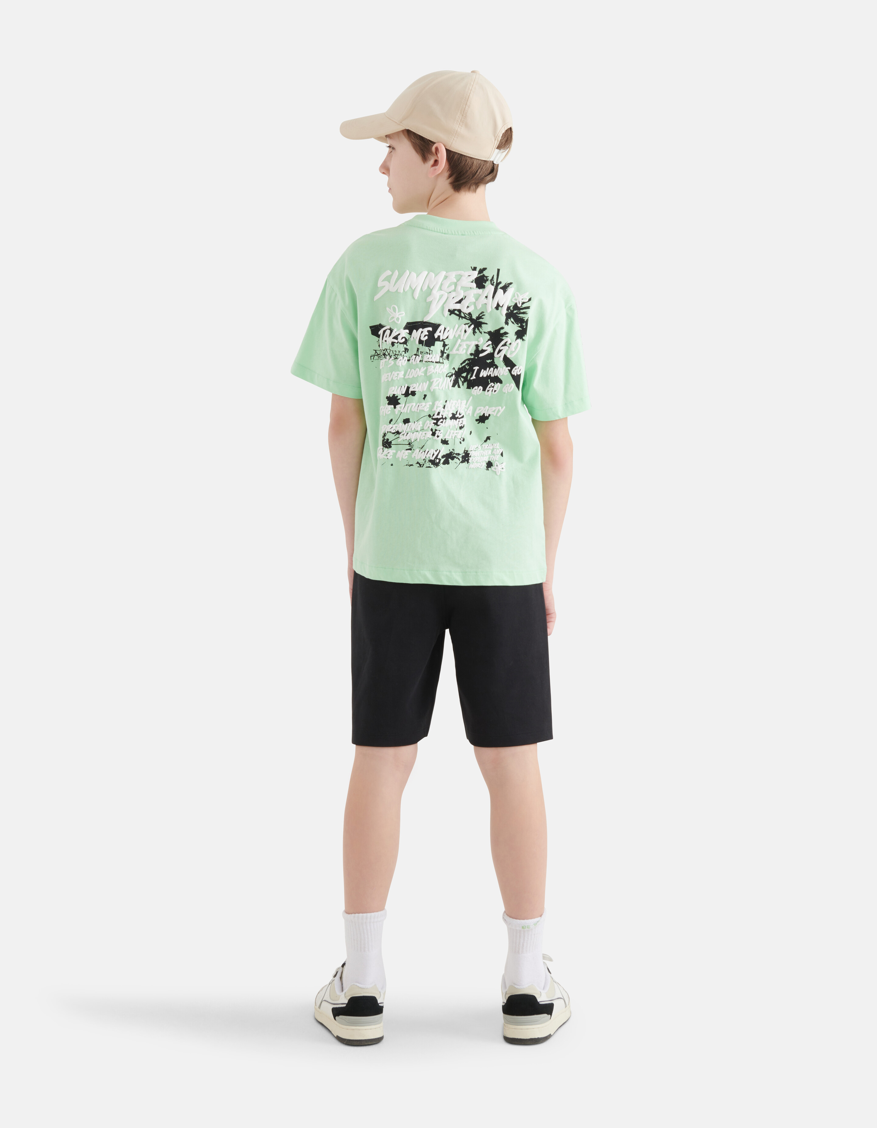 Puff-T-Shirt Hellgrün SHOEBY BOYS