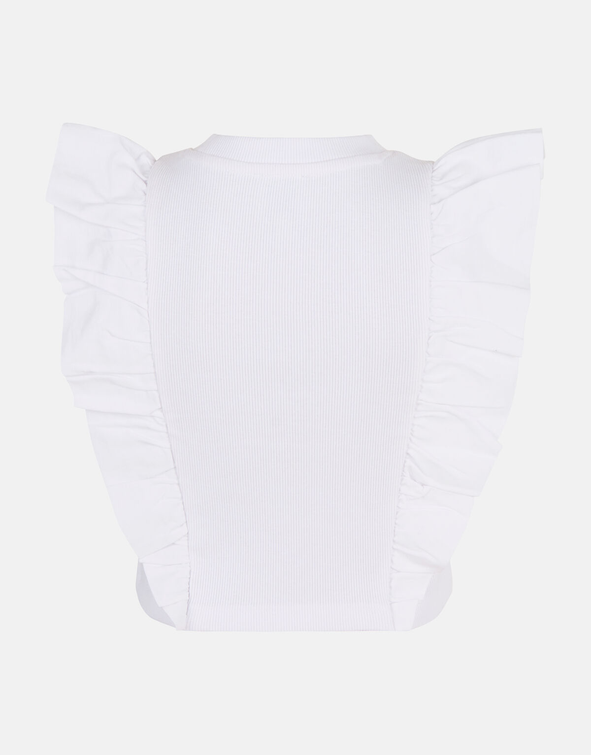 Rüschen-T-Shirt Weiß SHOEBY GIRLS