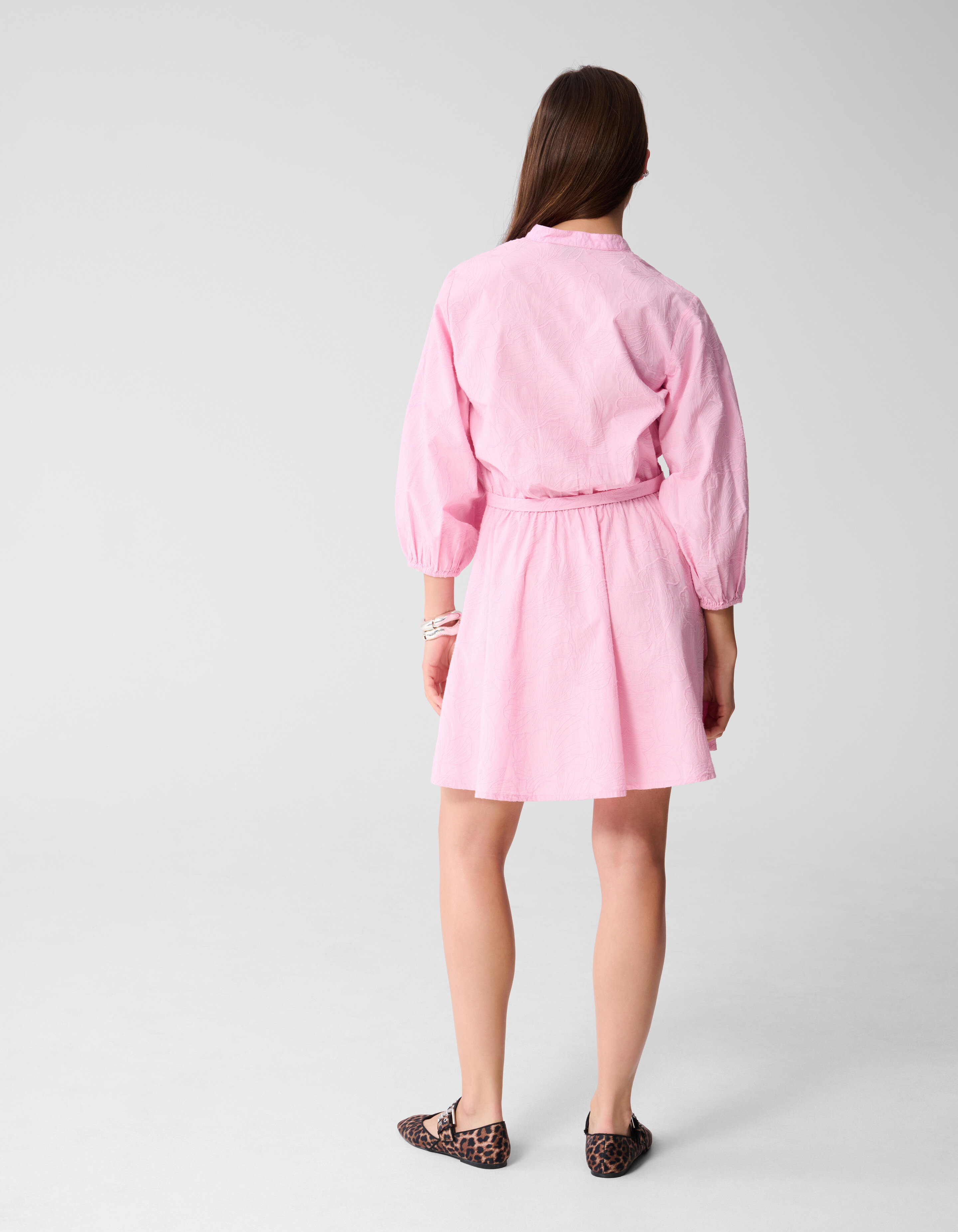 Flower Cord Kleid Rosa SHOEBY WOMEN