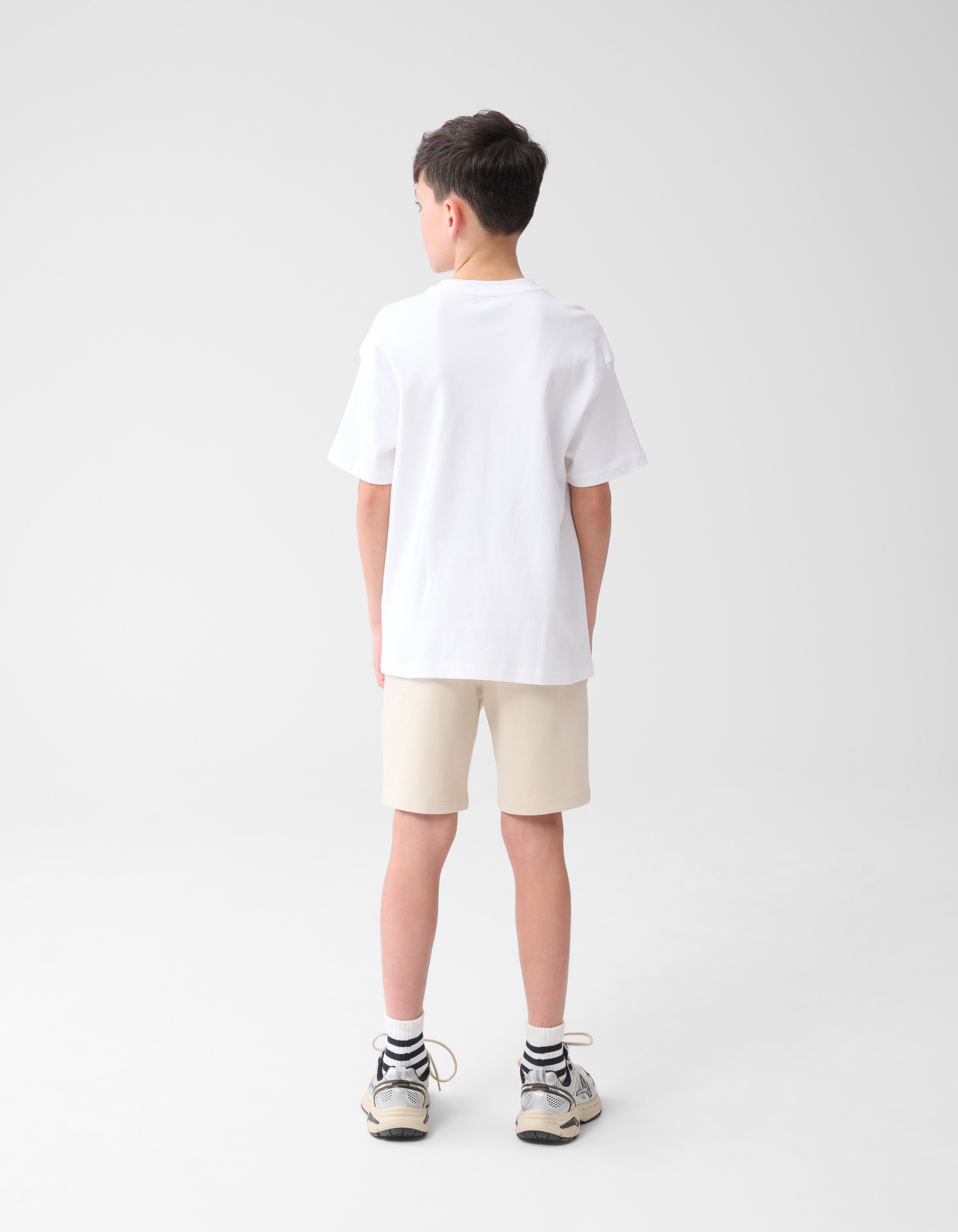 Schweres Basic-T-Shirt Weiß SHOEBY BOYS