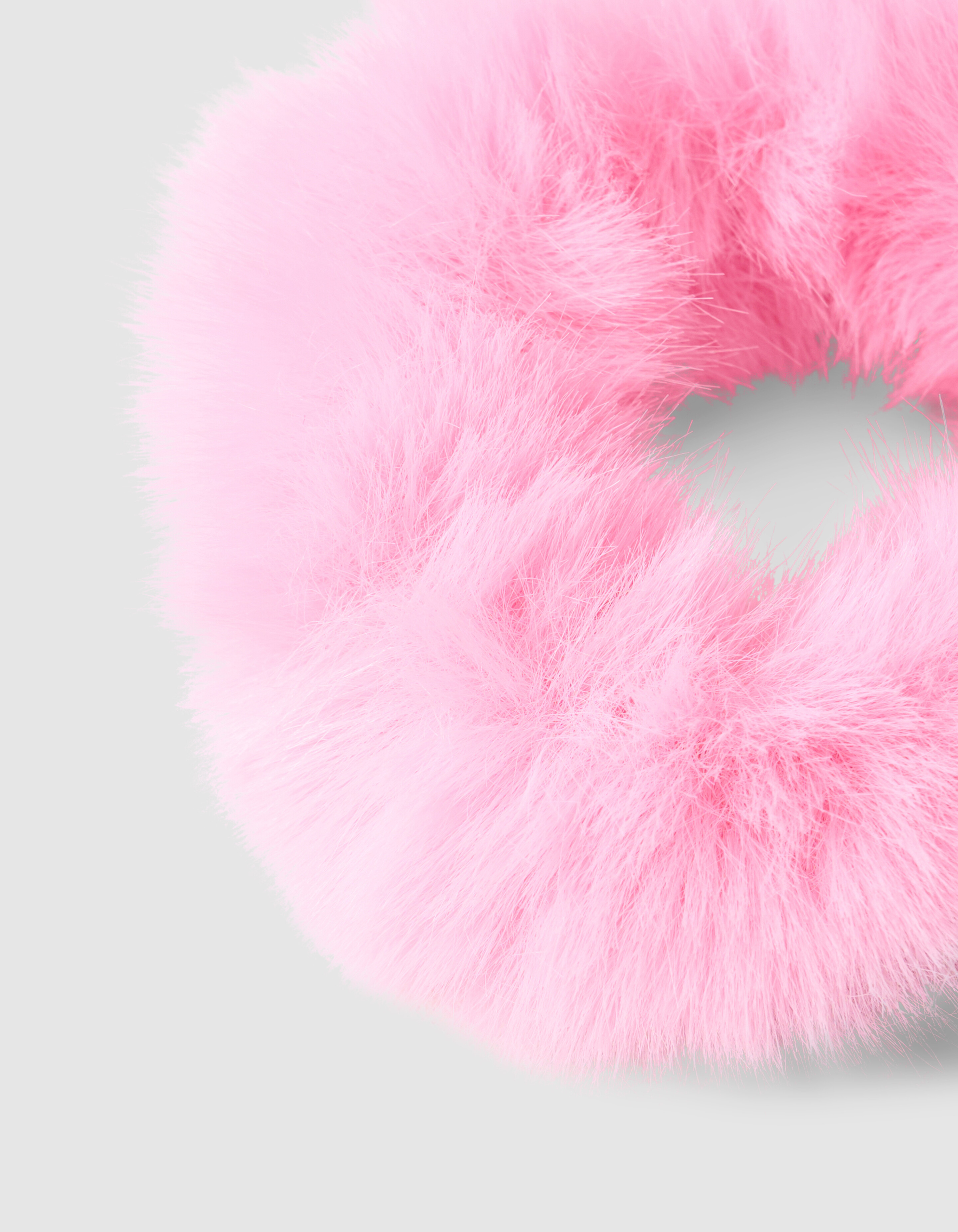 Pelz Scrunchie Rosa SHOEBY ACCESSOIRES