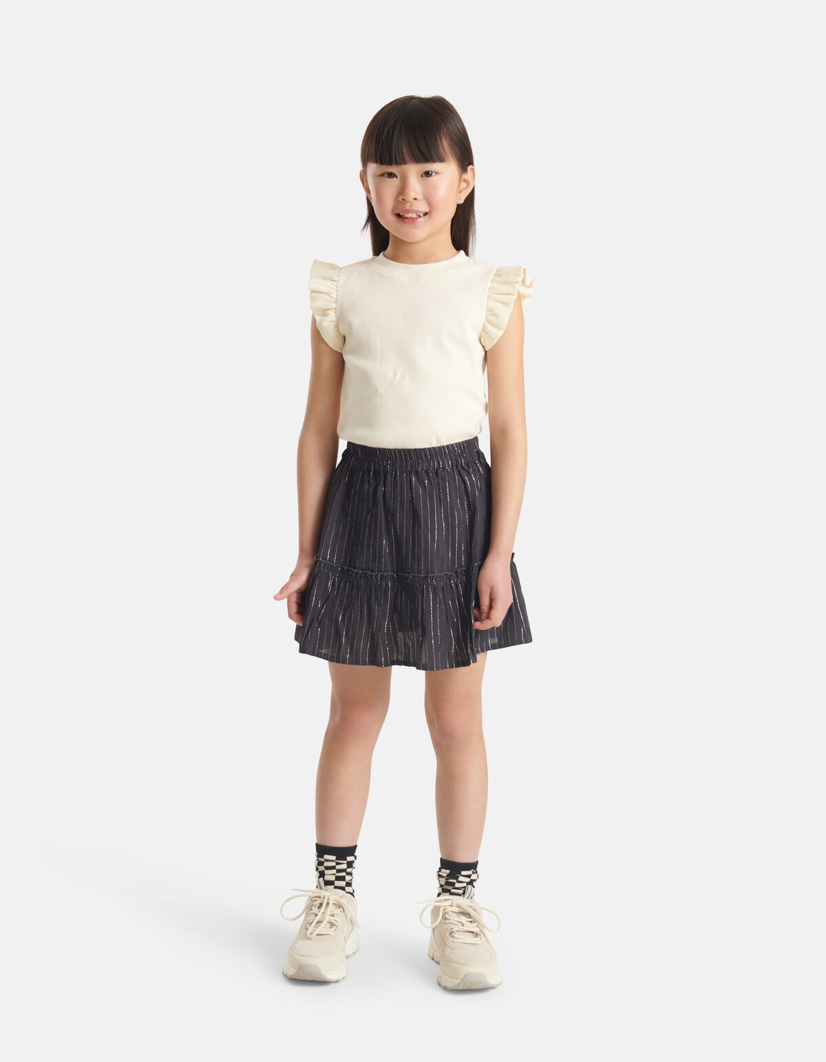 Lurex-Rock Dunkelgrau SHOEBY GIRLS