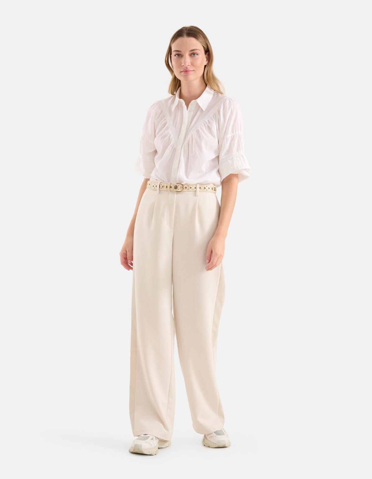 Voile Bluse Weiß SHOEBY WOMEN