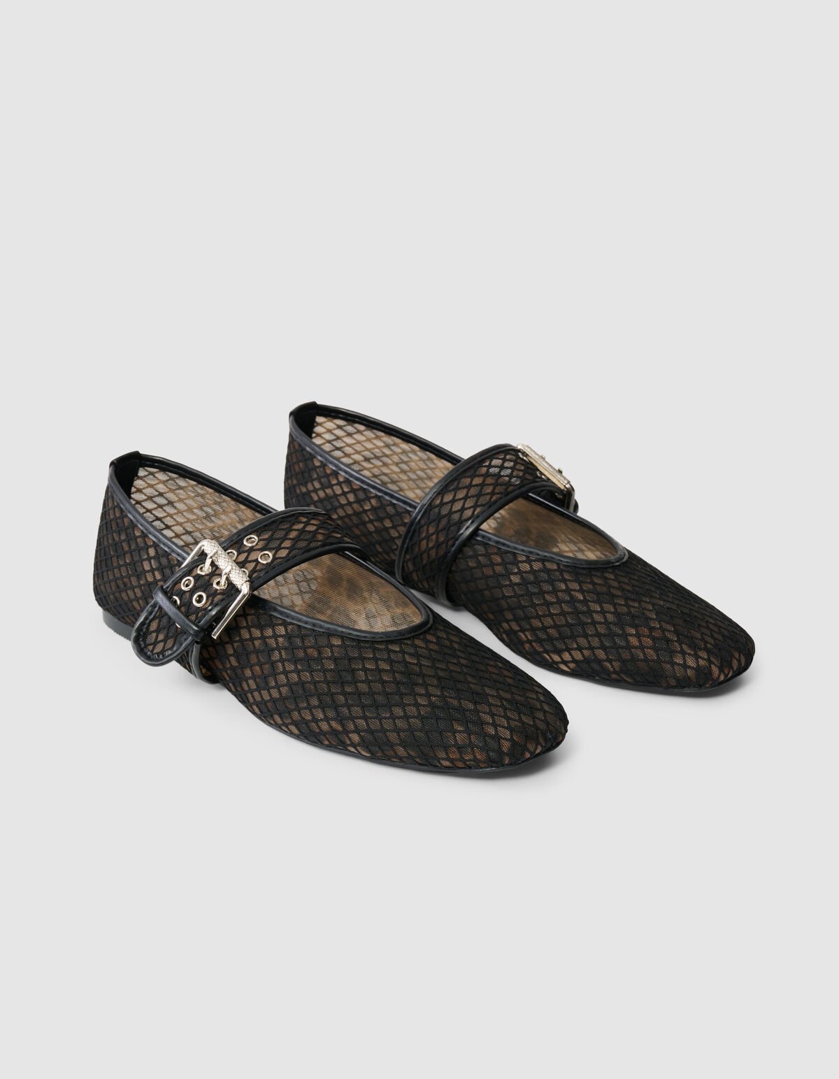 Leopard Mesh Slipper Schwarz/Braun SCHOENEN SHOEBY
