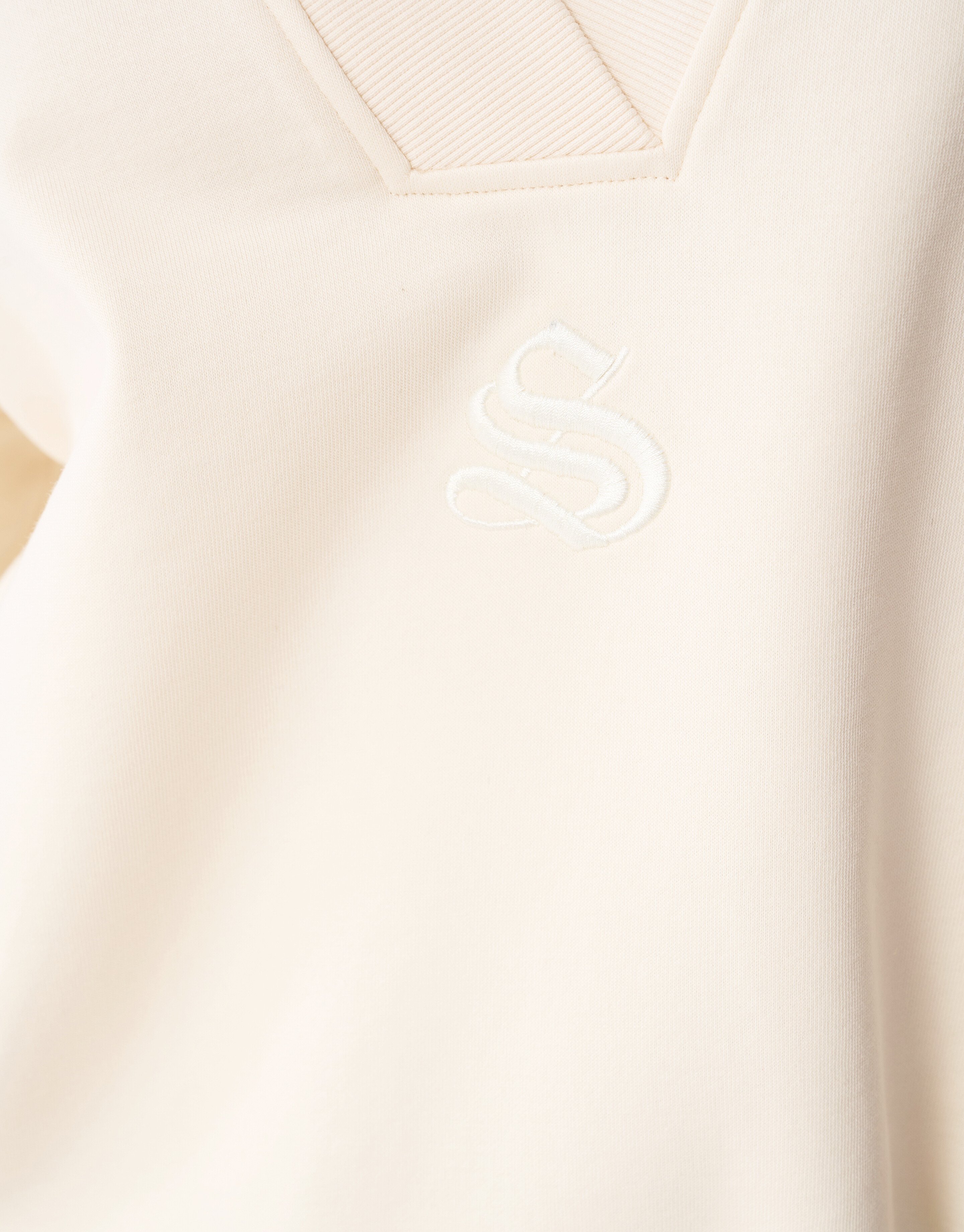 Varsity Logo Pullover Off White SHOEBY WOMEN