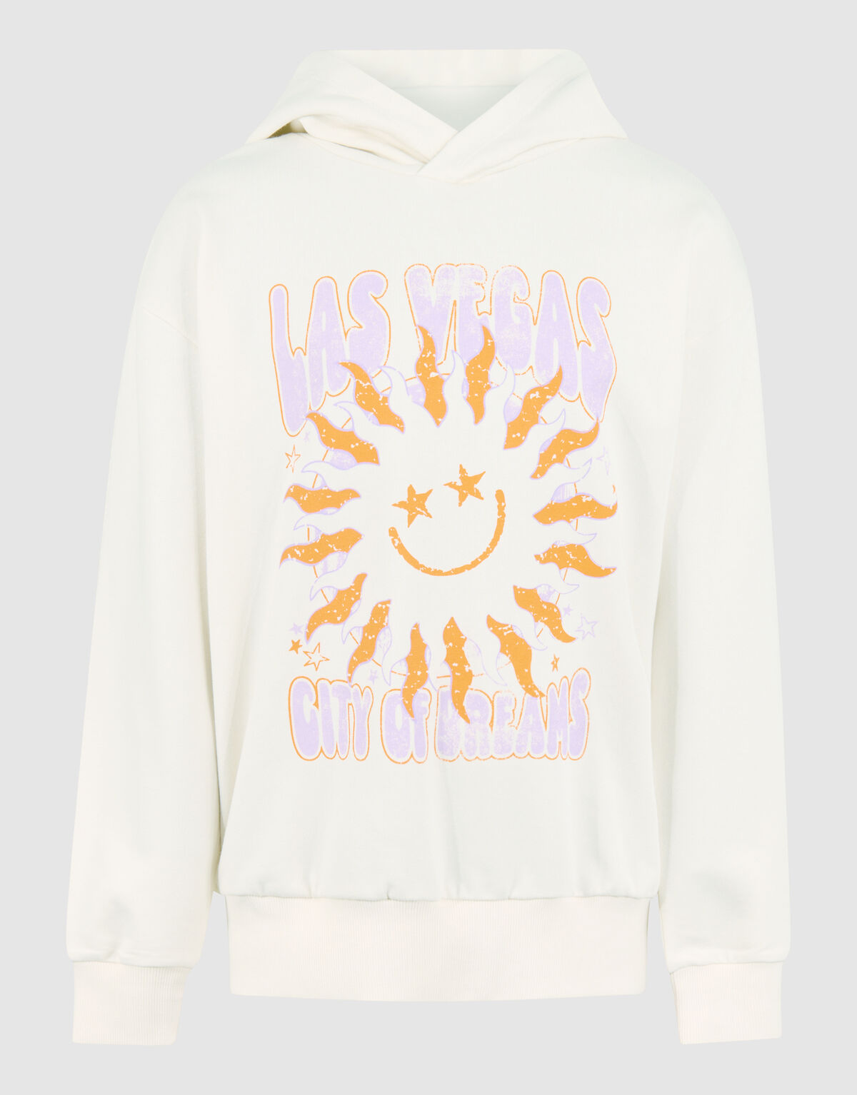 Artwork Hoodie Off White SHOEBY GIRLS