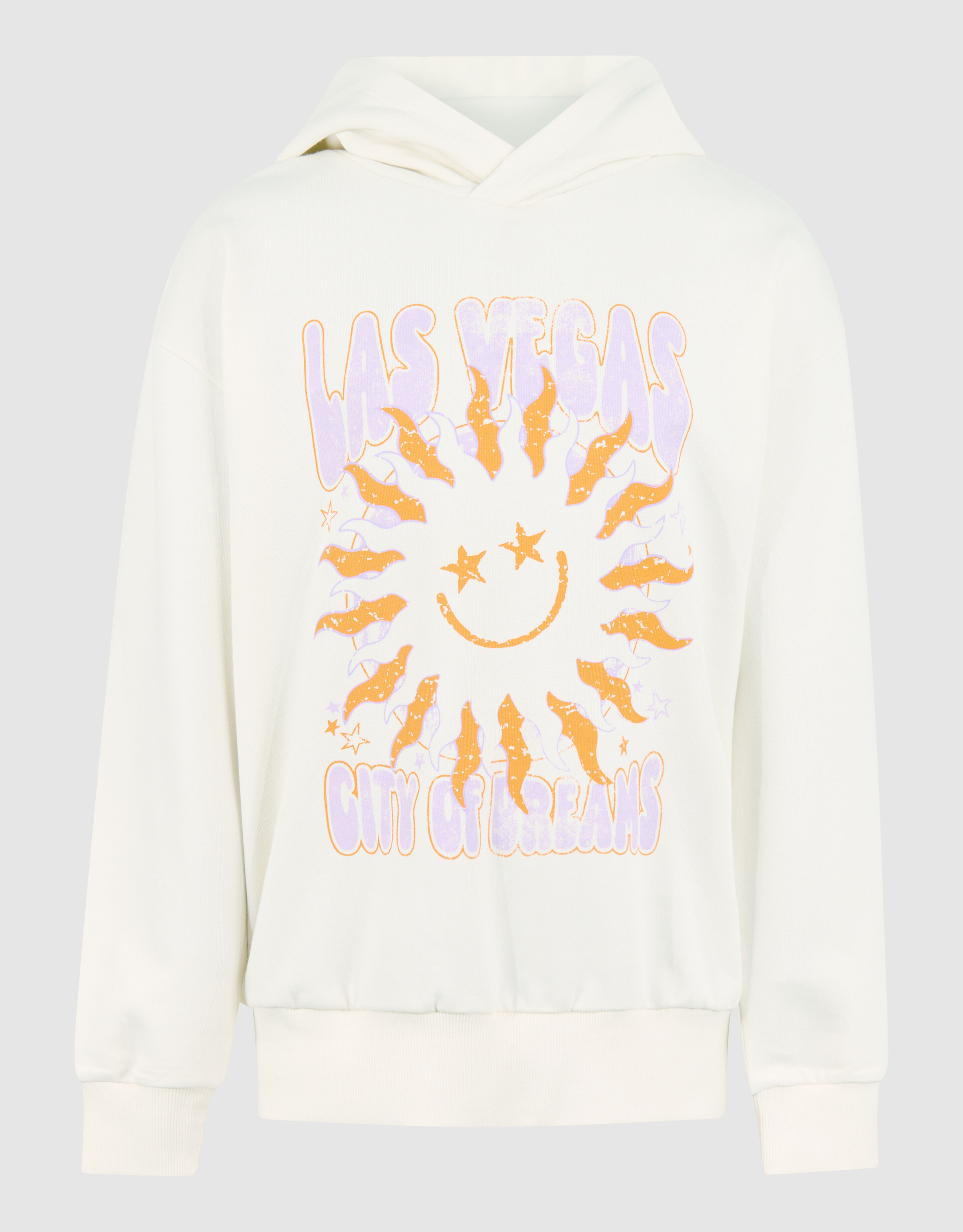 Artwork Hoodie Off White SHOEBY GIRLS