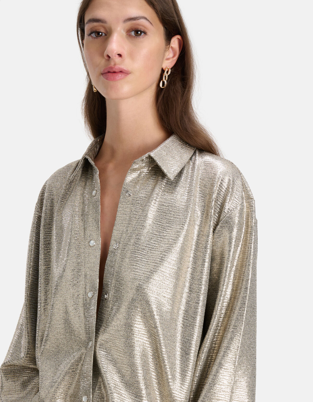 Scharlachrote Silberbluse SHOEBY WOMEN