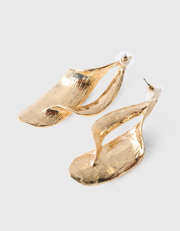 Wavy Ohrringe Gold SHOEBY ACCESSOIRES