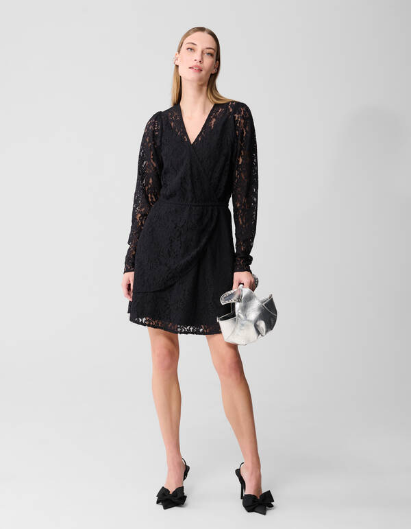 Schwarzes Minikleid aus Spitze SHOEBY WOMEN