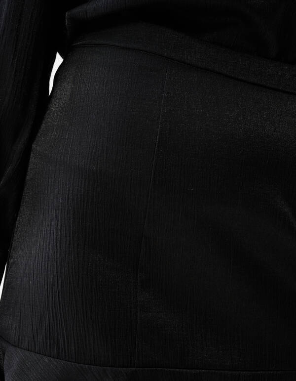 Satinminirock Schwarz SHOEBY WOMEN