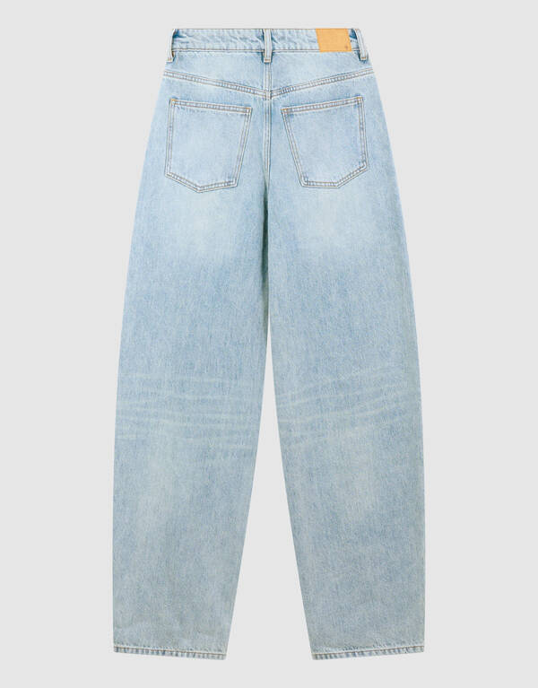 Heavy Barrel Fit Jeans Hellblau SHOEBY WOMEN