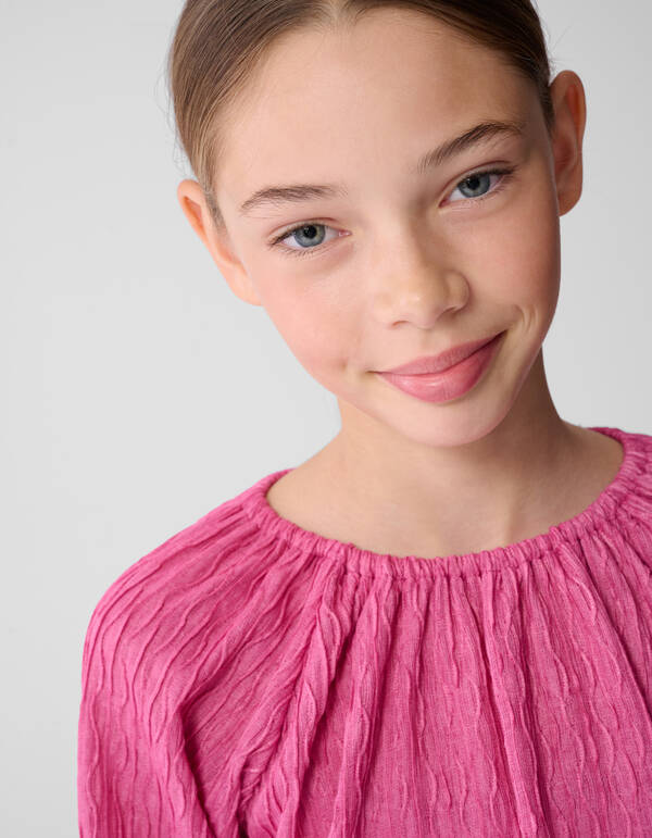 Wellenstruktur Top Pink SHOEBY GIRLS