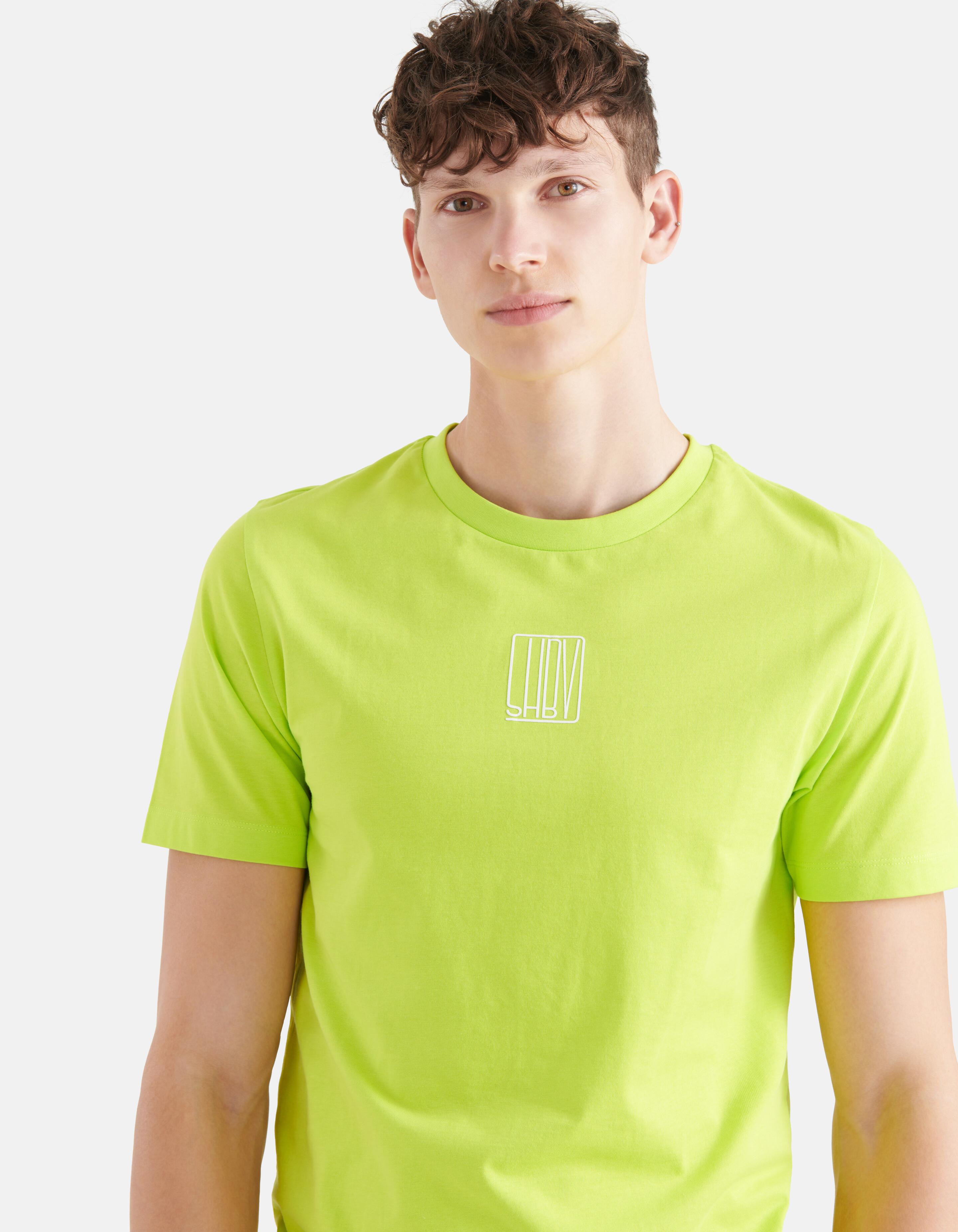 Text-T-Shirt Grün SHOEBY MEN