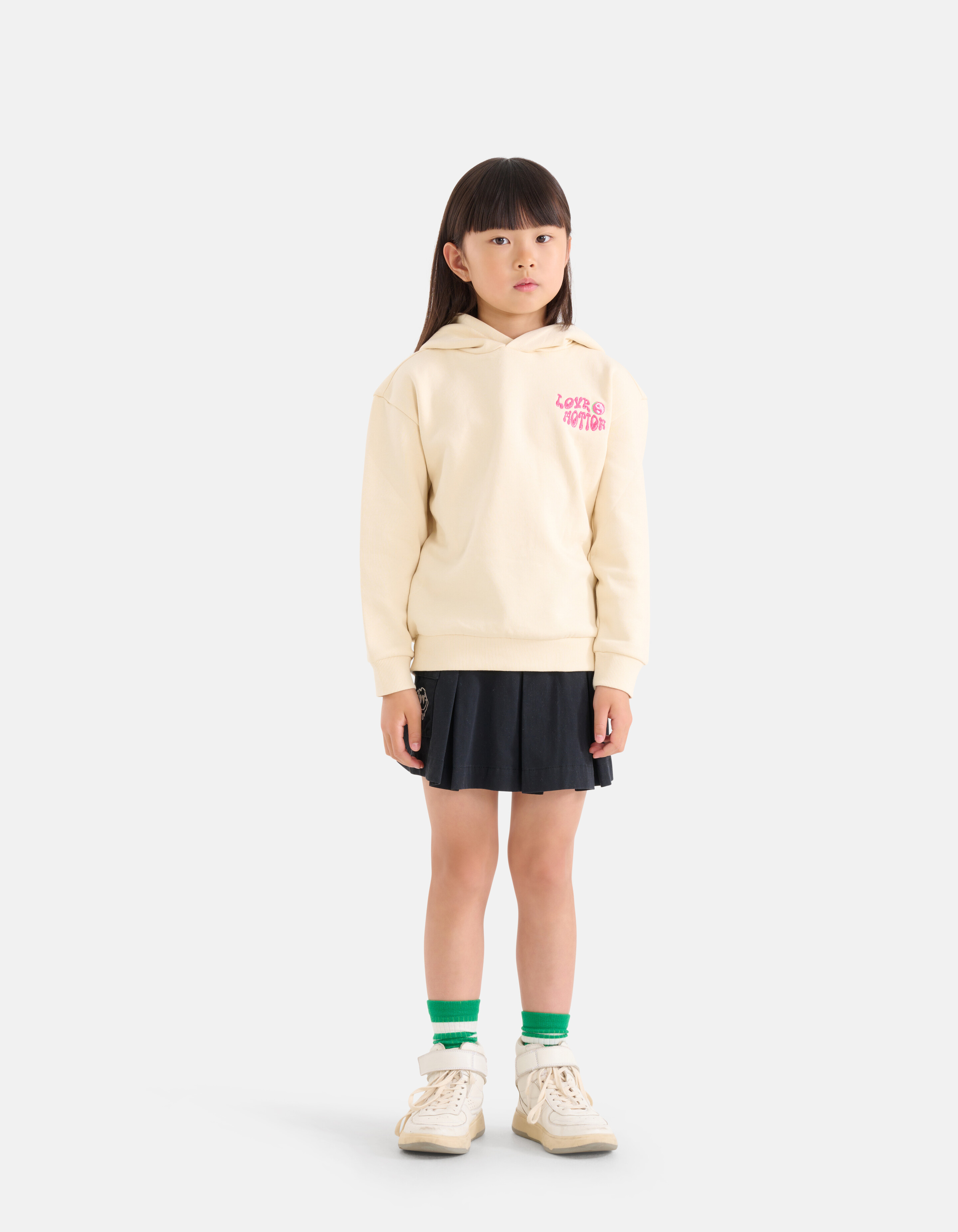 Grafik Hoodie Off White SHOEBY GIRLS