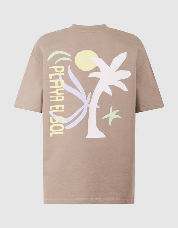 Playa Relaxed T-Shirt Taupe SHOEBY BOYS