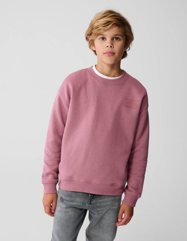 Wanderlust Kunstpullover Hellrosa SHOEBY BOYS