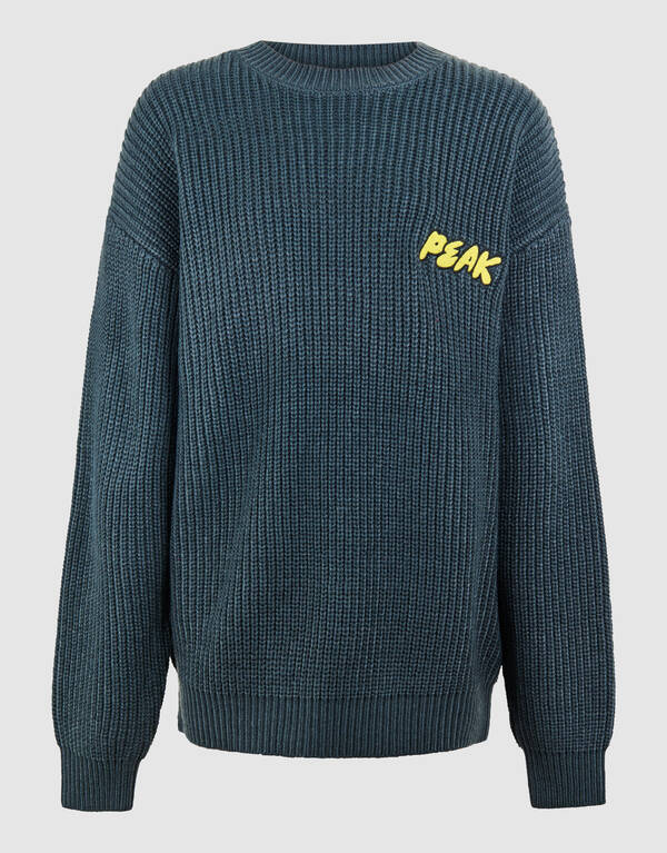 Peak Stickerei Strickpullover Grün SHOEBY BOYS