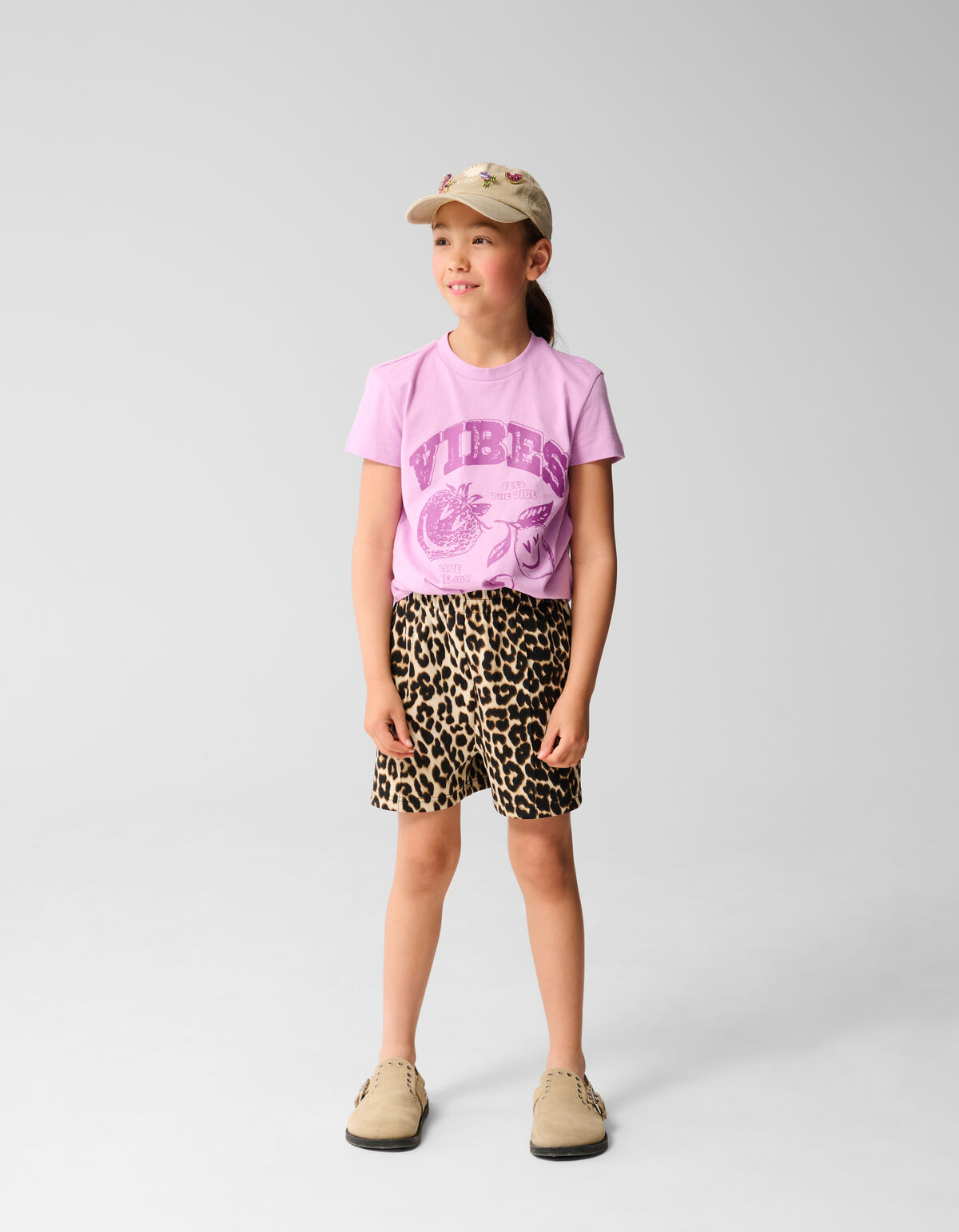 Vibes Artwork T-shirt Lila SHOEBY GIRLS