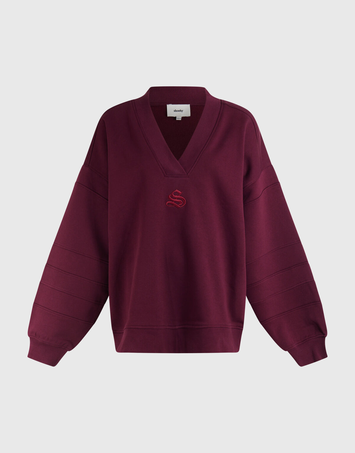 Varsity Logo Pullover Dunkelrot SHOEBY WOMEN