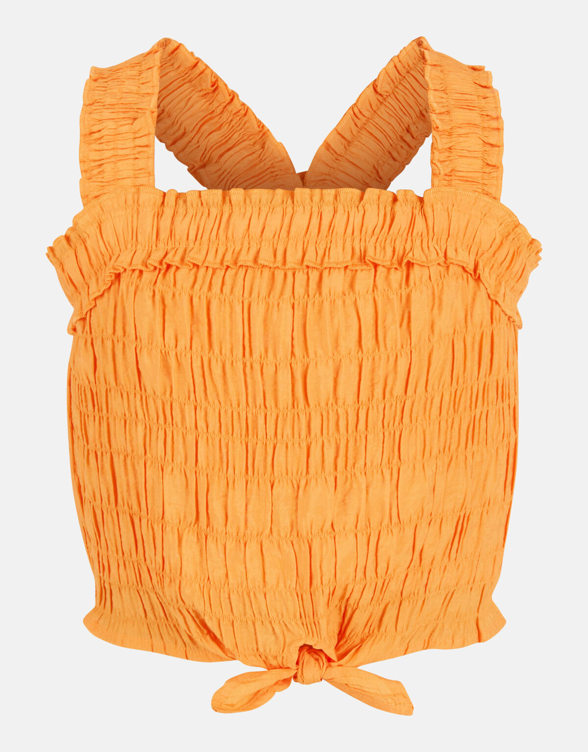 Seersucker-Top Orange SHOEBY GIRLS