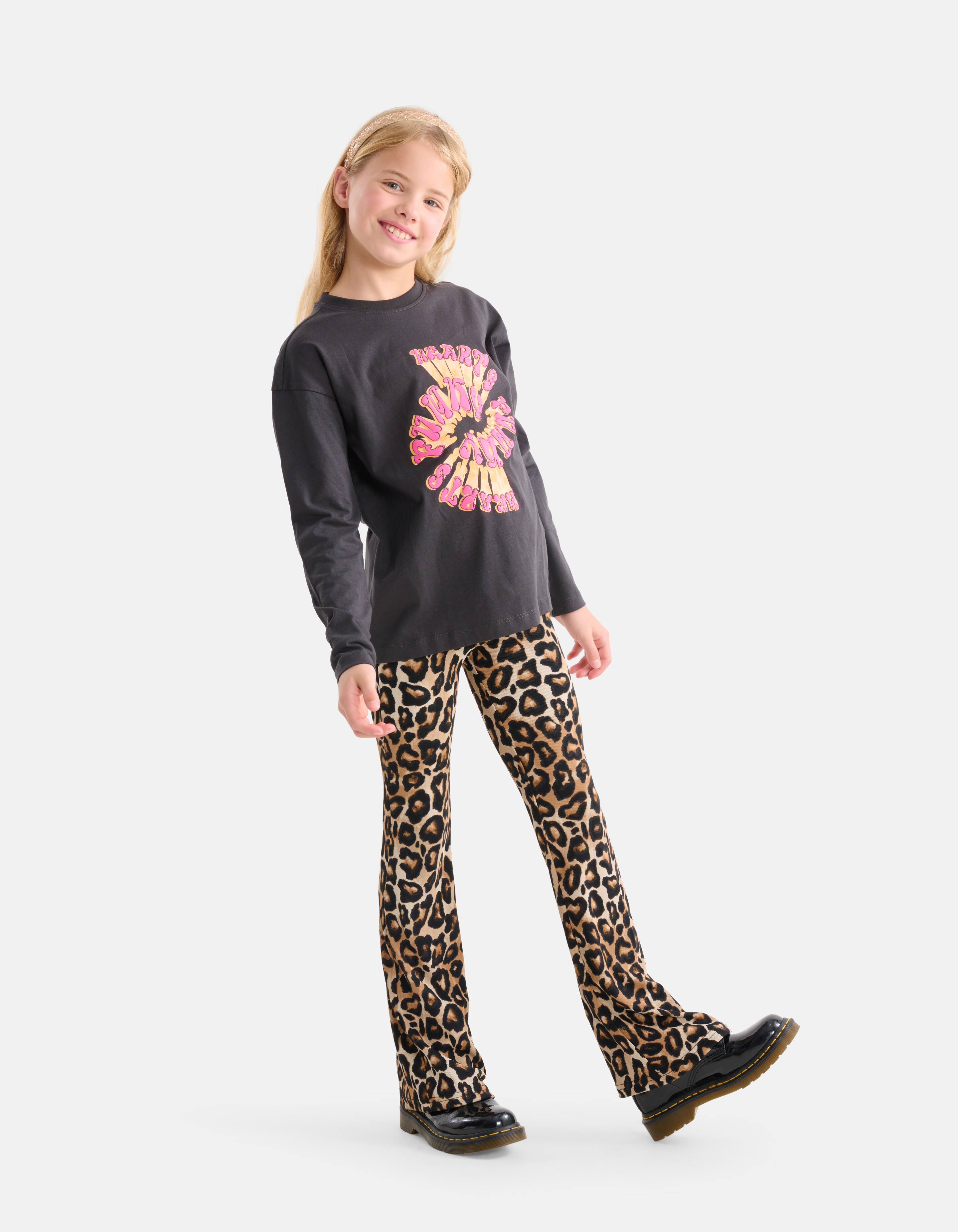 Artwork Longsleeve Dunkelgrau SHOEBY GIRLS