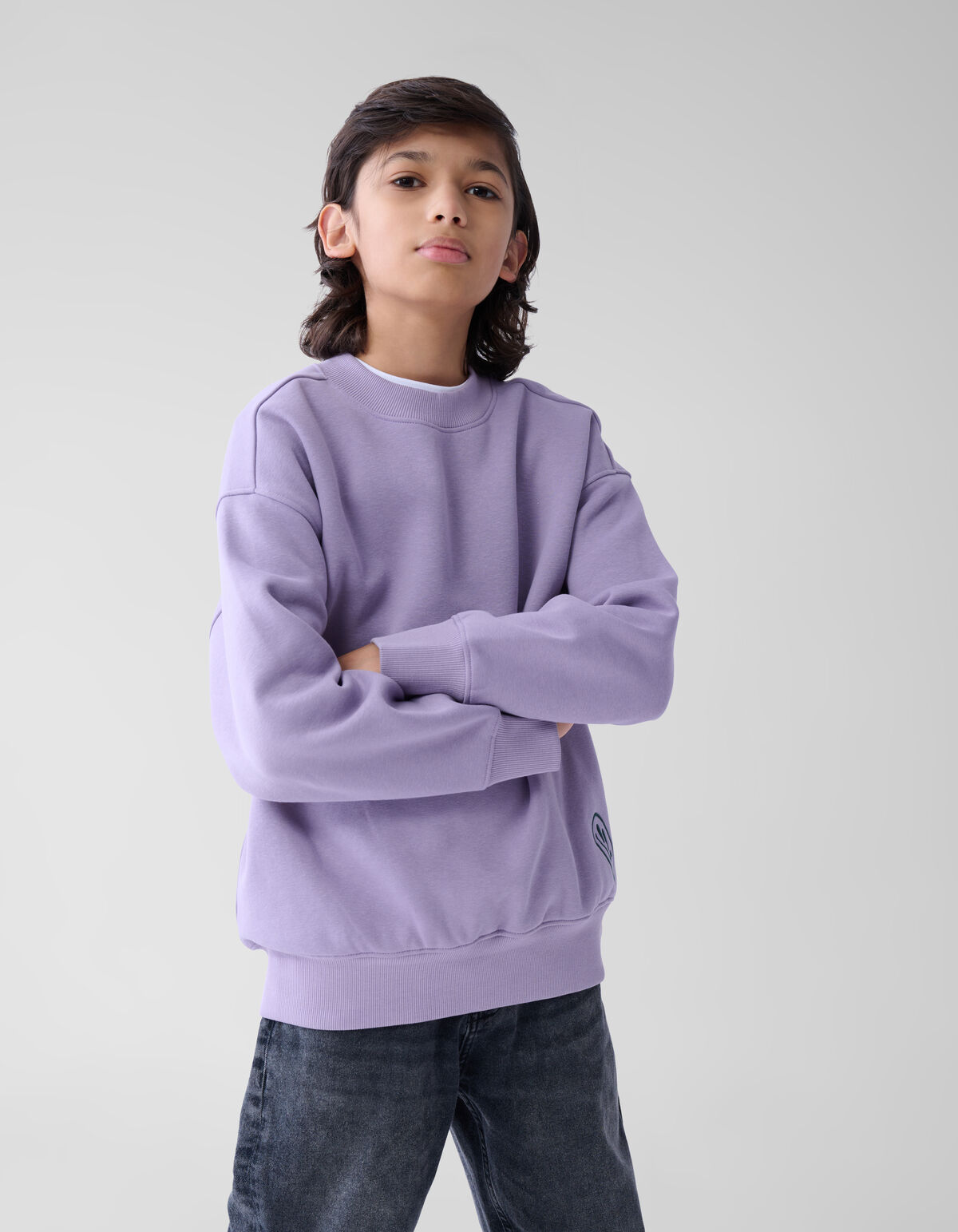 Artwork Pullover Hellviolett SHOEBY BOYS