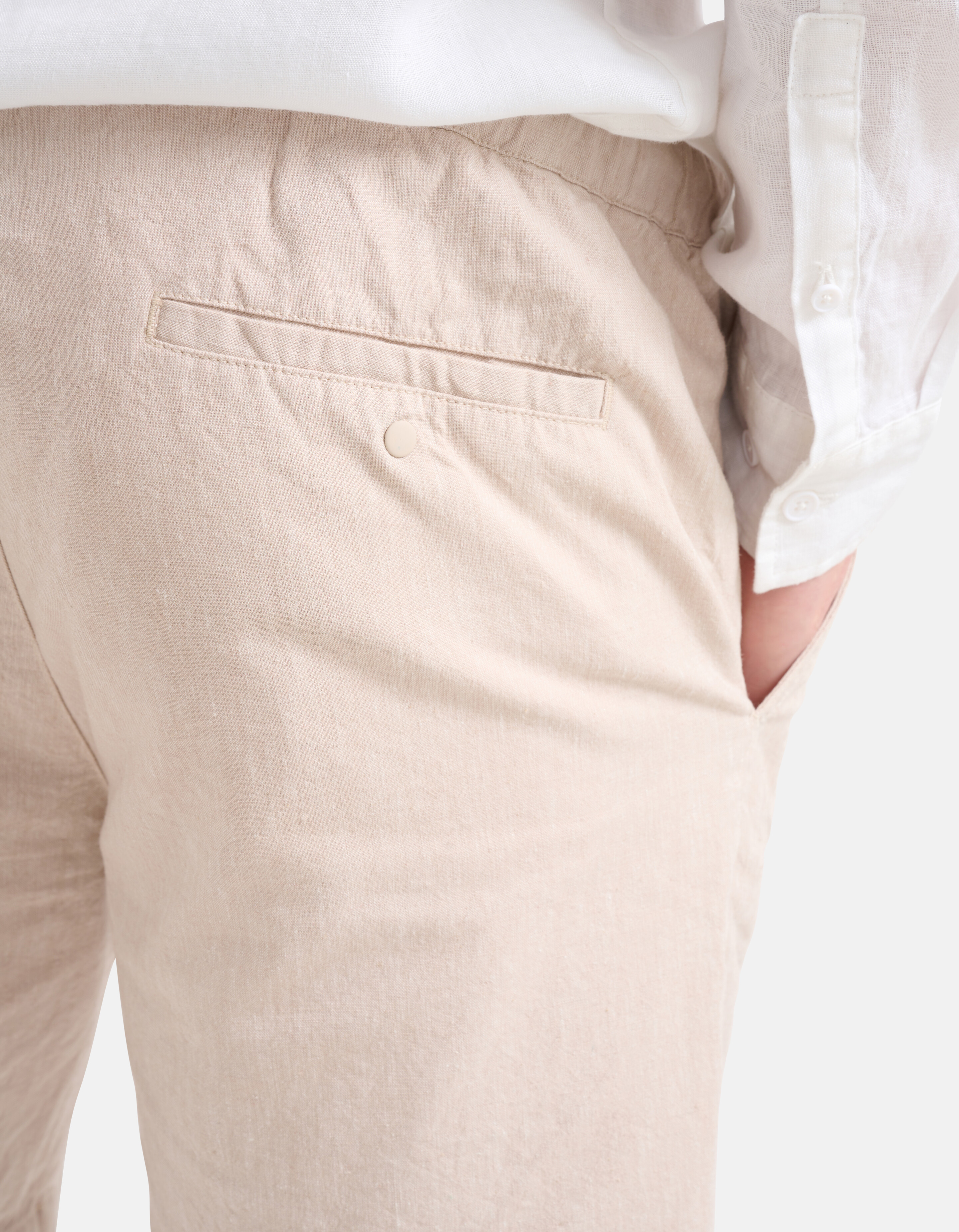 Leinen Short Beige SHOEBY MEN
