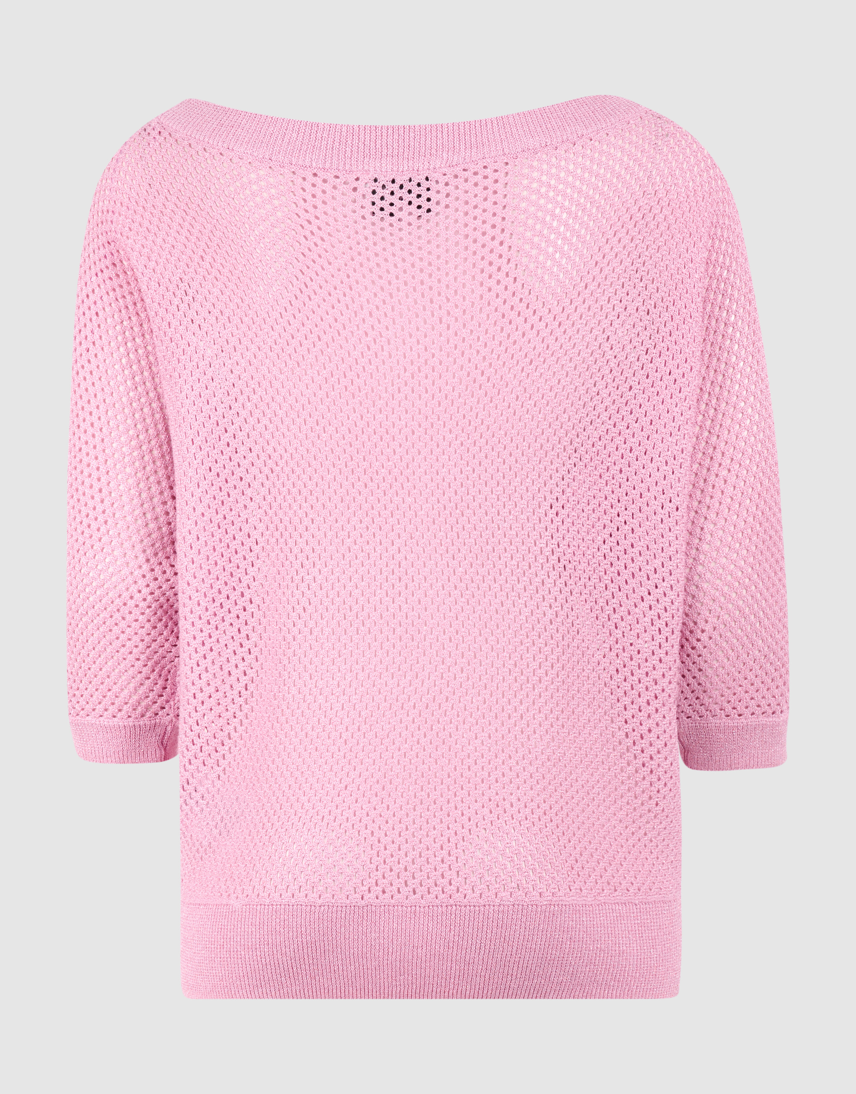 Glitzer Ajour Pullover Rosa SHOEBY WOMEN