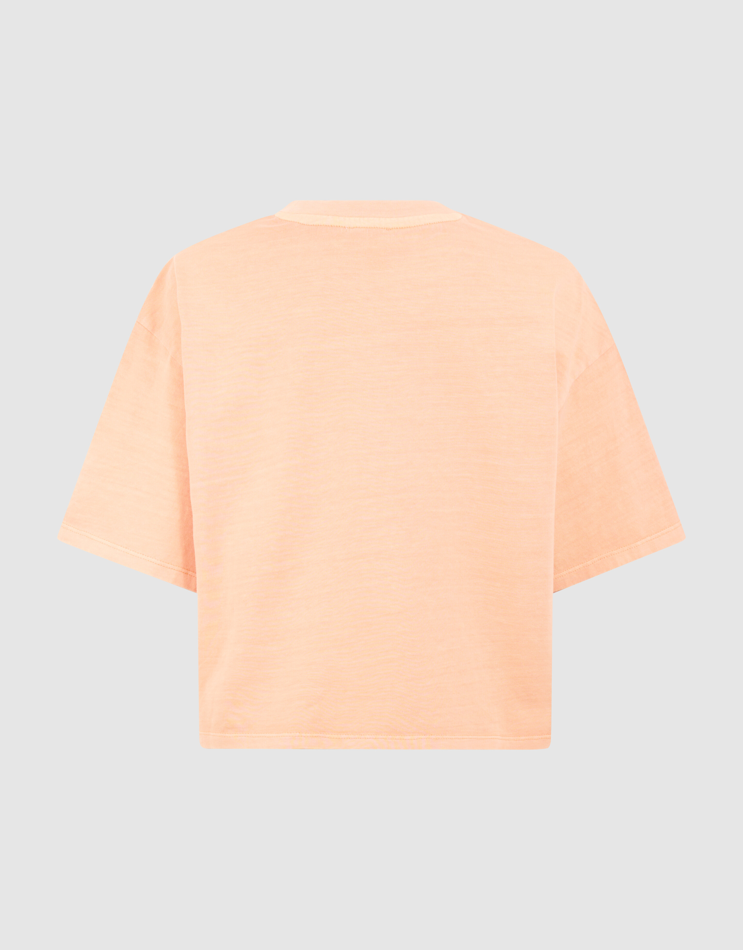 Strik Stickerei T-Shirt Hellorange SHOEBY GIRLS