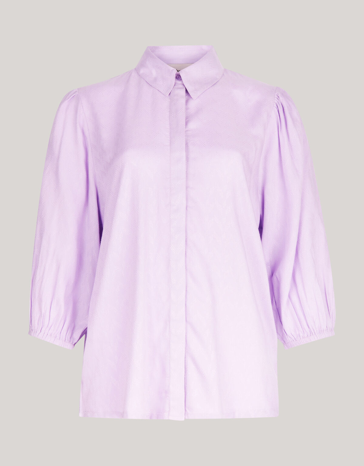 Jacquard Bluse Hellviolett SHOEBY WOMEN