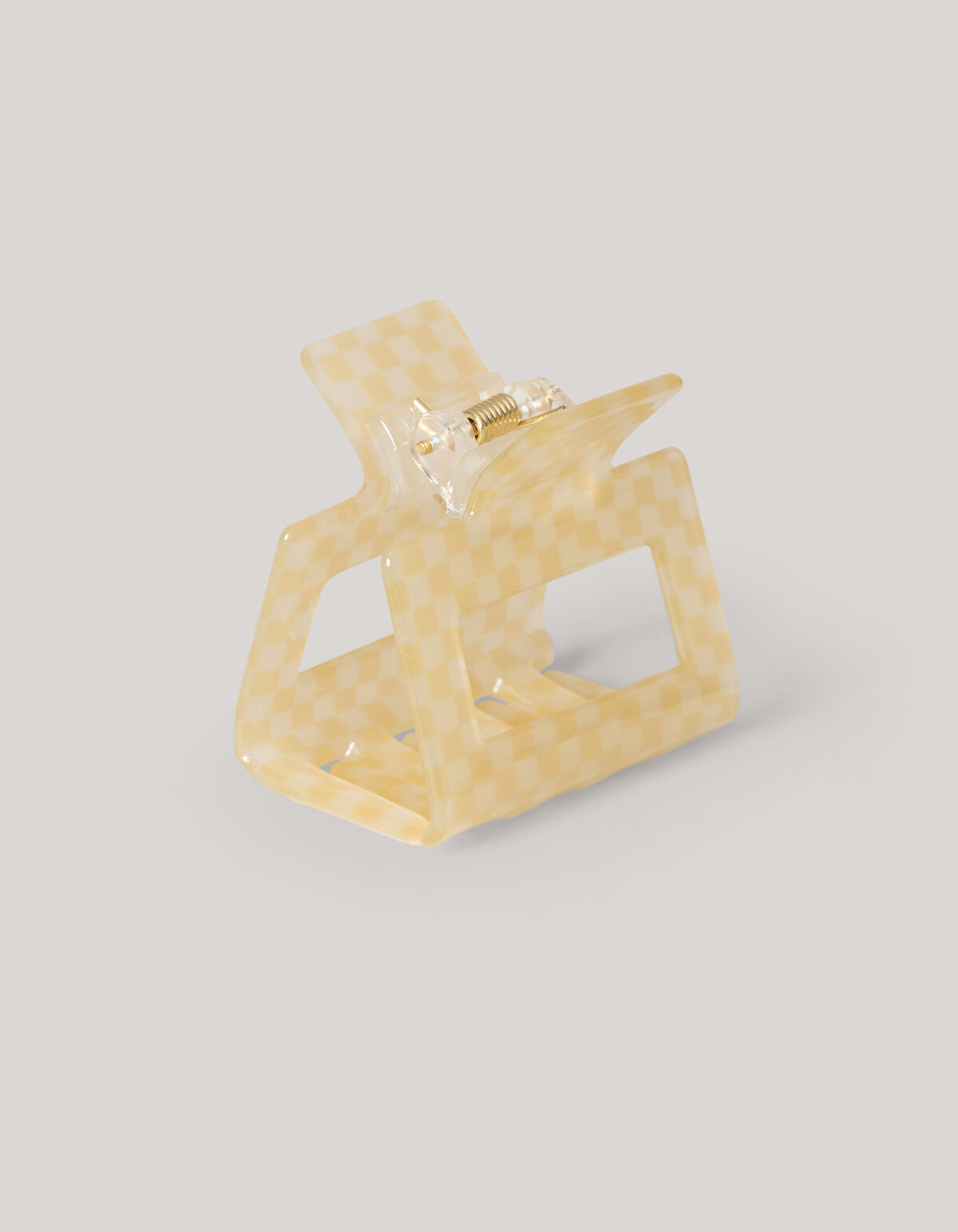 Blockierte Haarspange Beige SHOEBY ACCESSOIRES