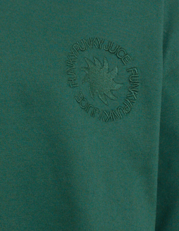 Embroidery Artwork T-Shirt Dunkelgr&uuml;n SHOEBY BOYS