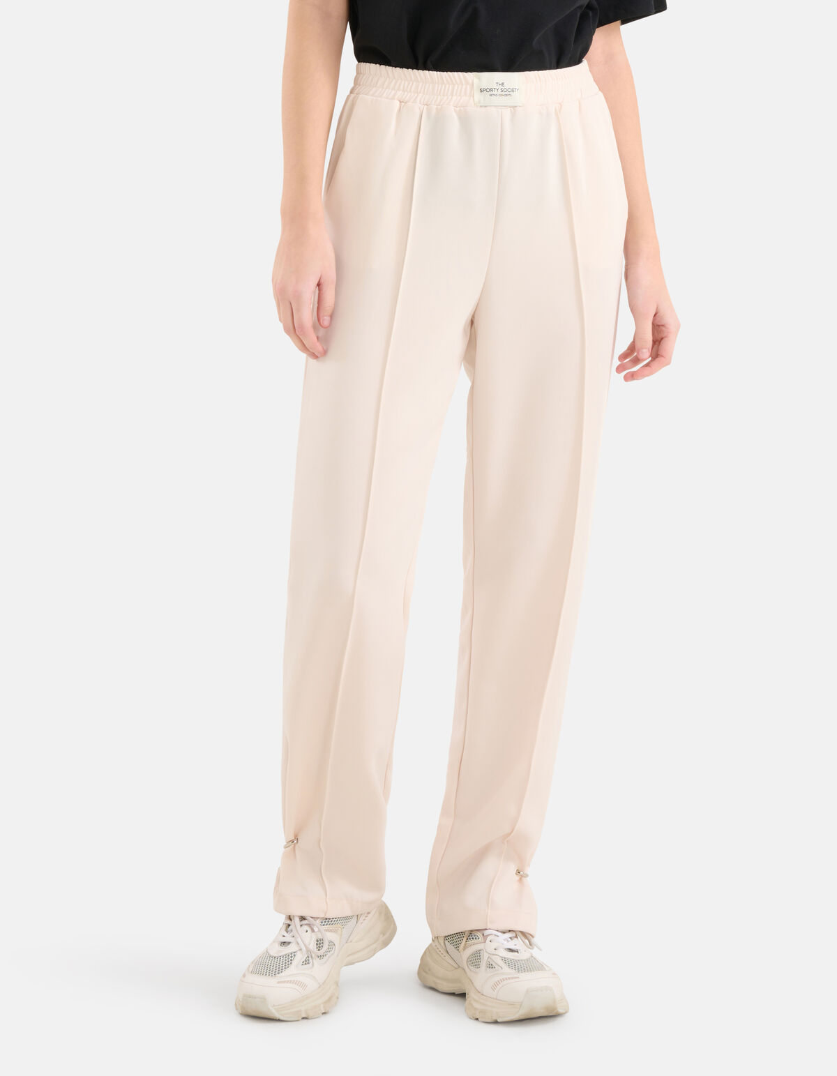 Wide Leg Broek Gebroken Wit SHOEBY WOMEN