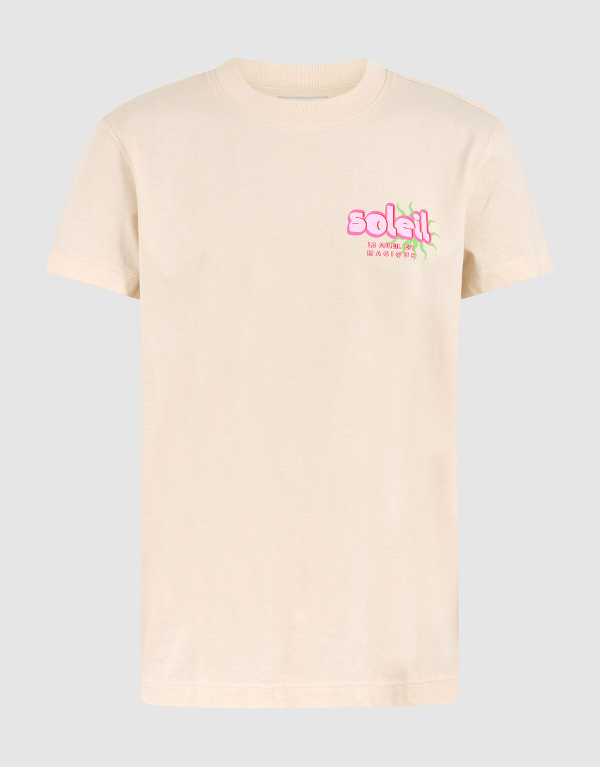 Soleil Artwork T-shirt Off White SHOEBY GIRLS
