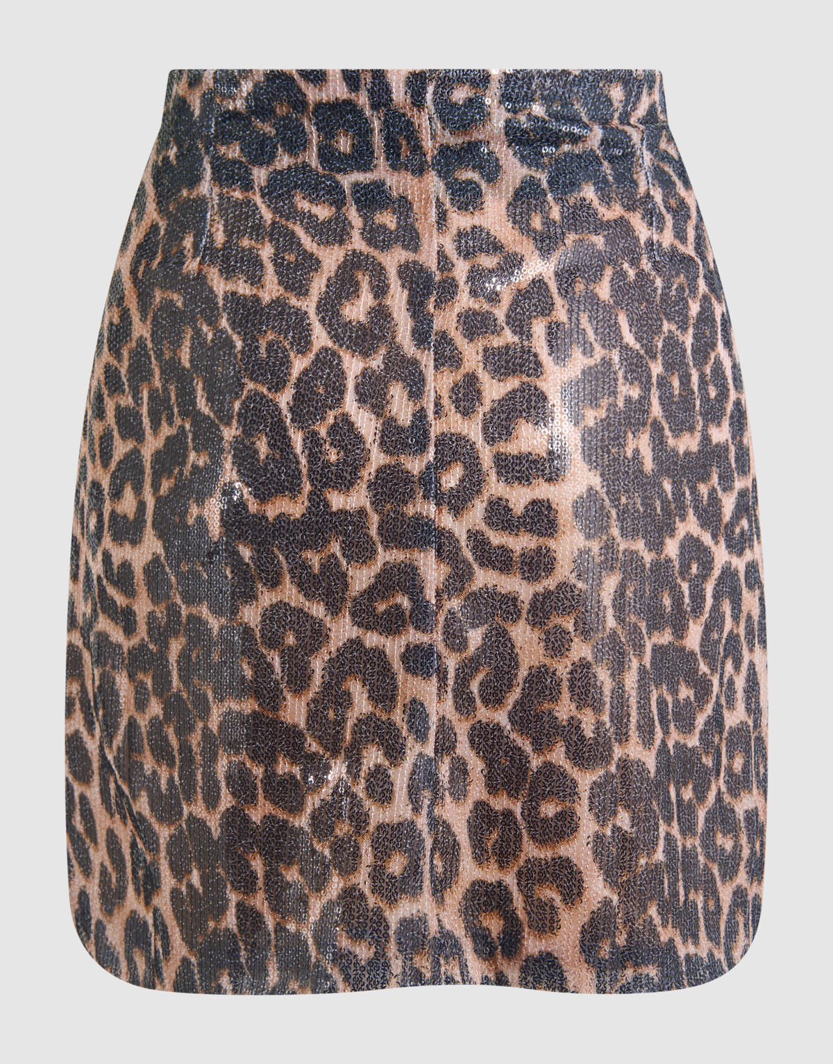 Leopard Pailletten Minirock Braun SHOEBY WOMEN