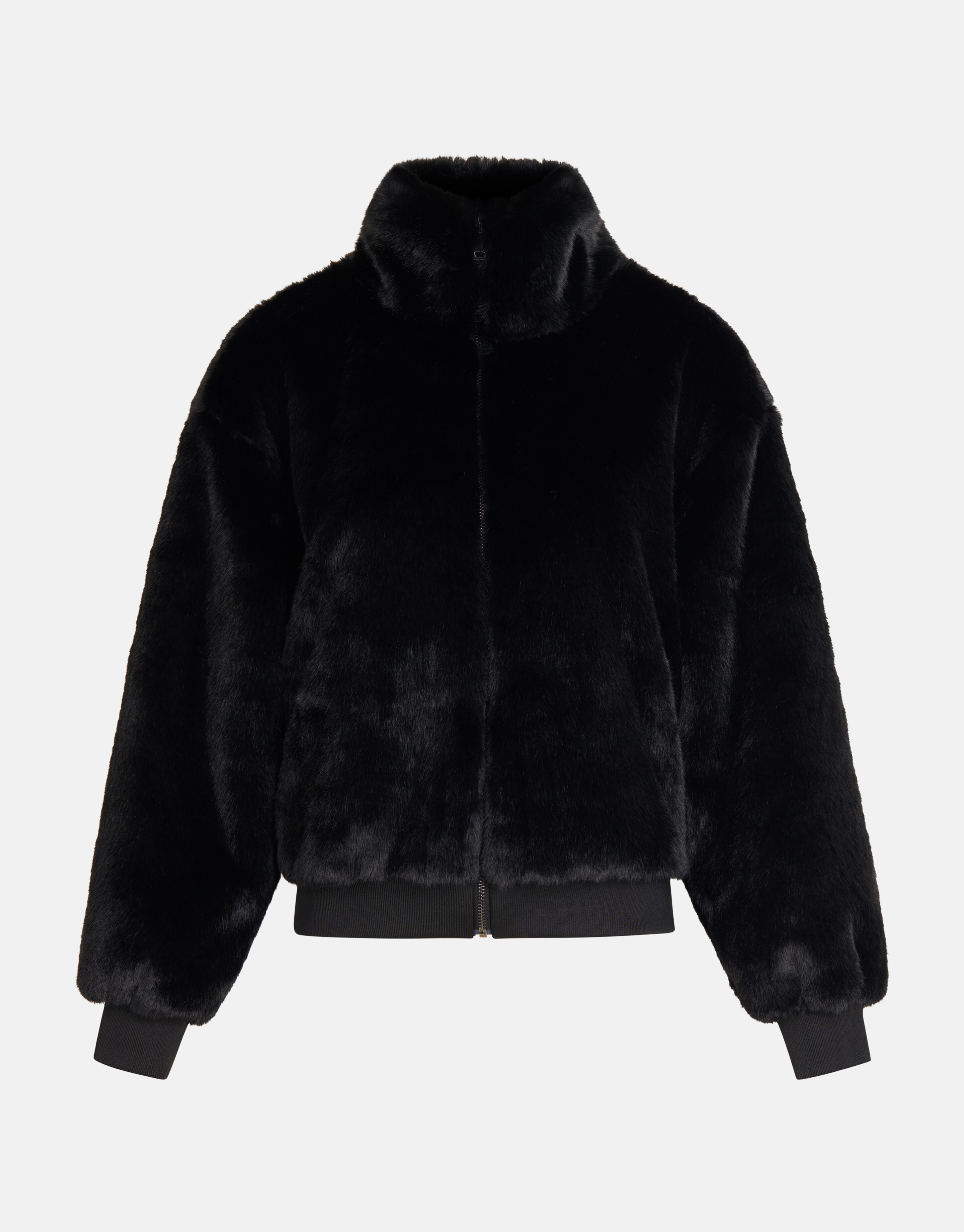 Kunstfell-Jacke Schwarz SHOEBY WOMEN
