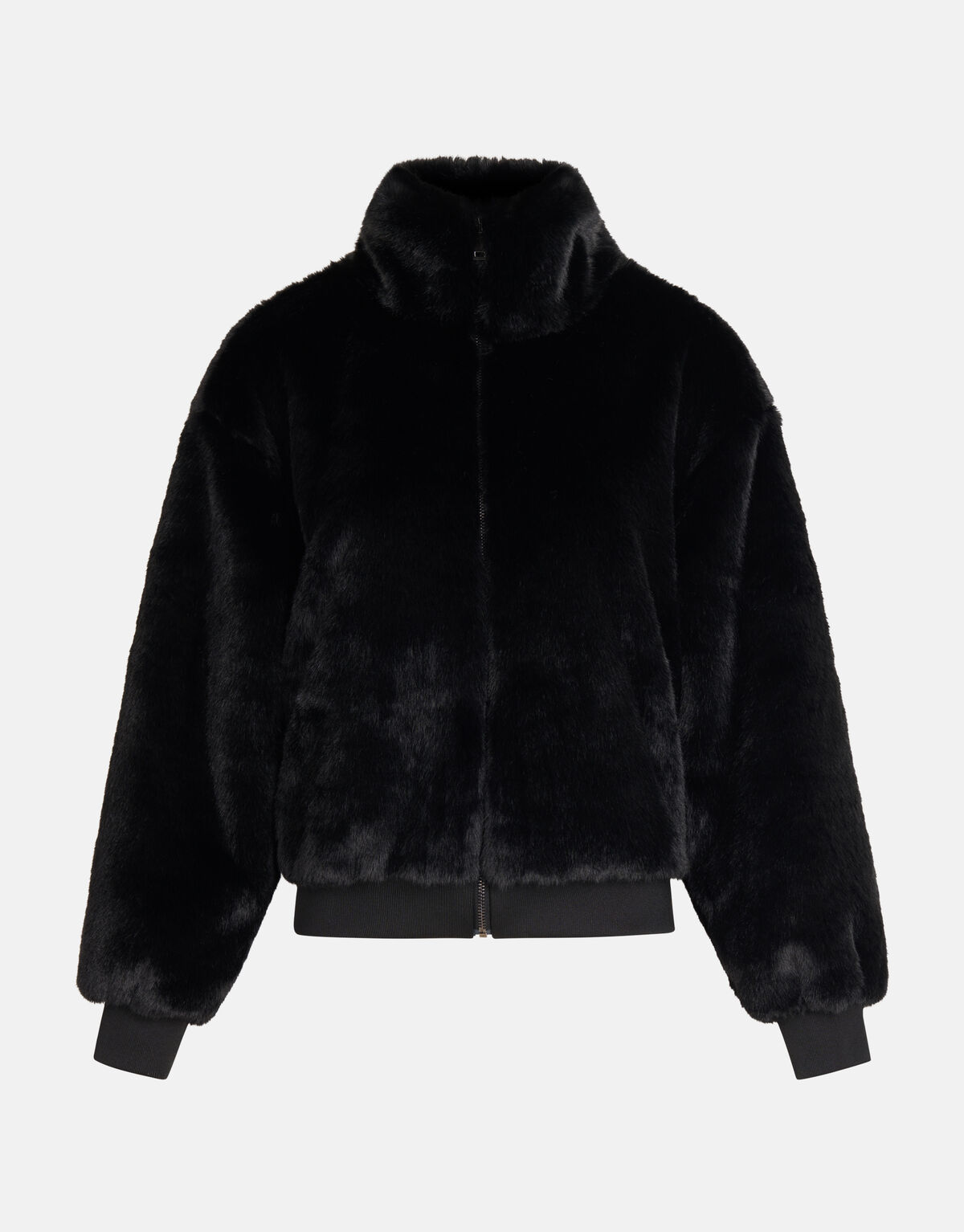 Kunstfell-Jacke Schwarz SHOEBY WOMEN