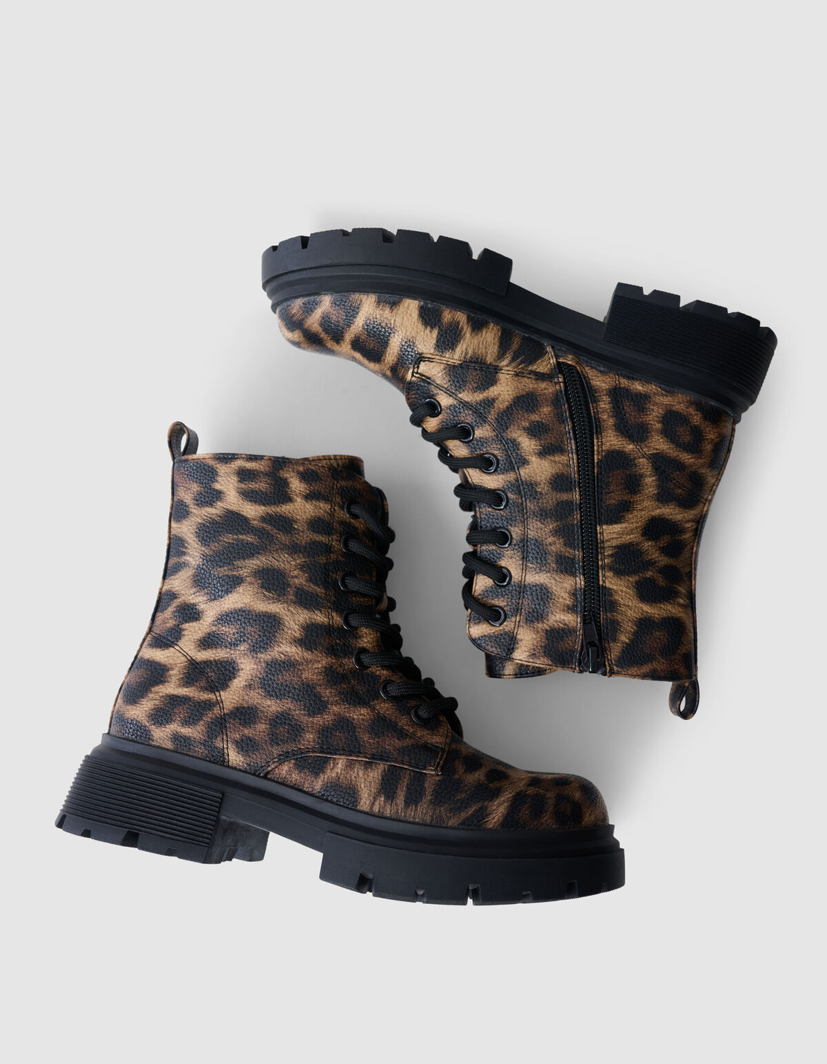 Leopard Stiefel Braun SHOEBY SHOES