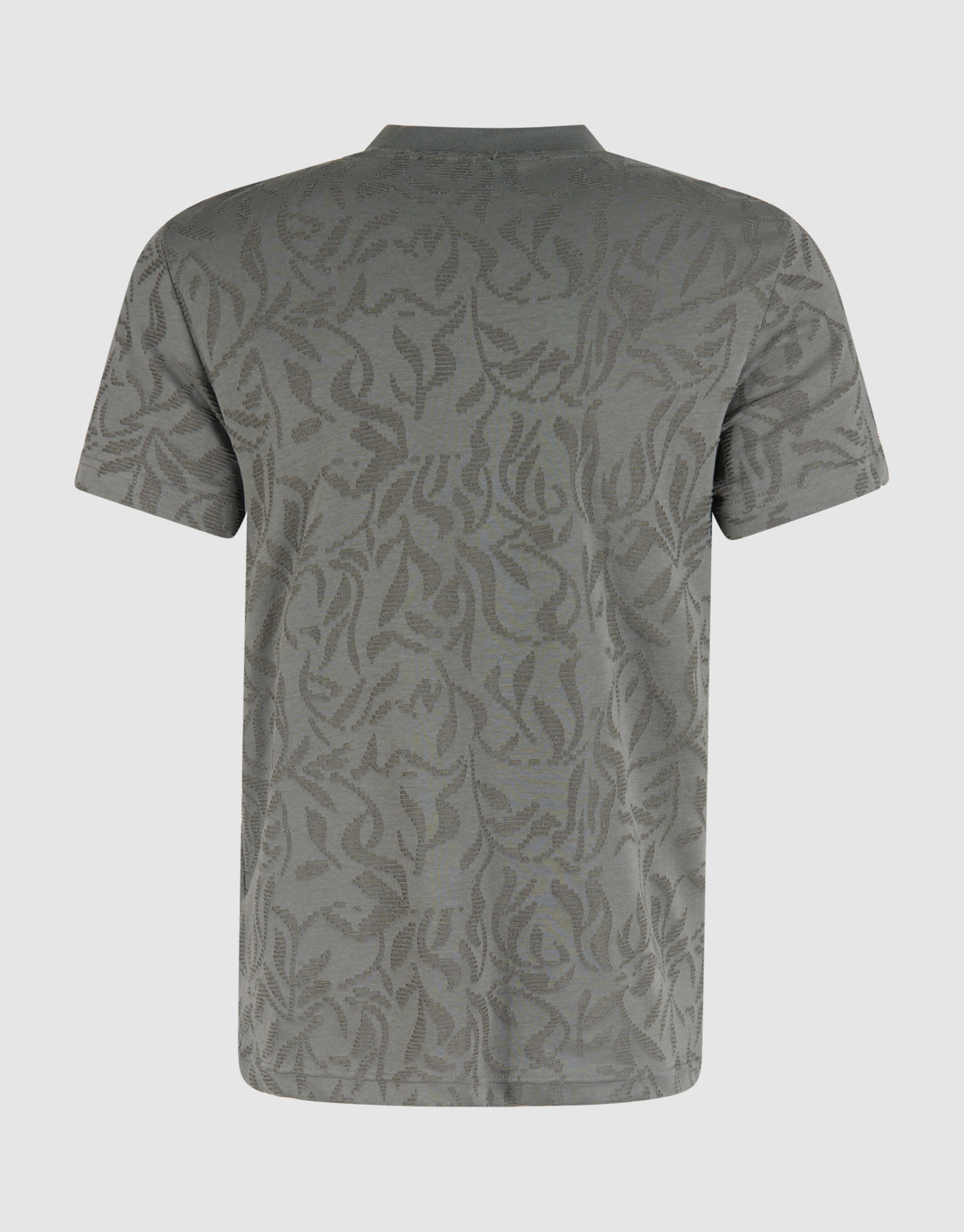 Struktur-T-Shirt Dunkelgrün SHOEBY MEN