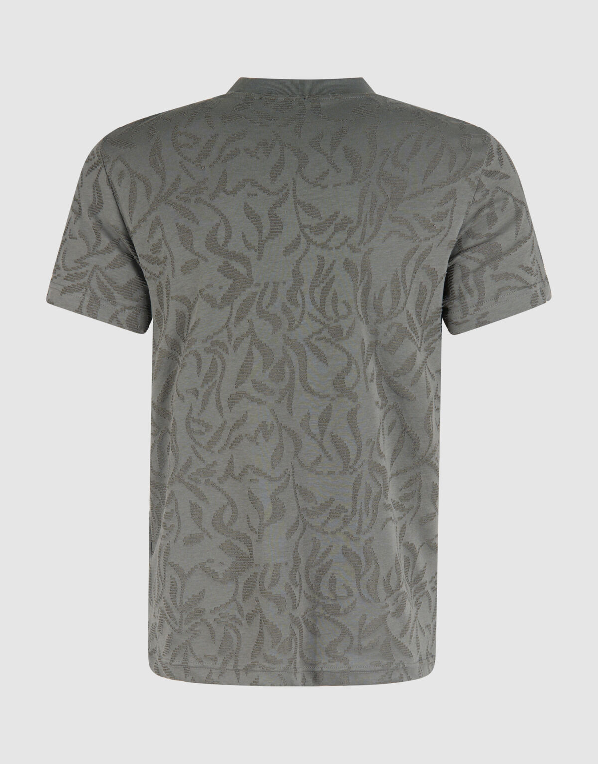 Struktur-T-Shirt Dunkelgrün SHOEBY MEN