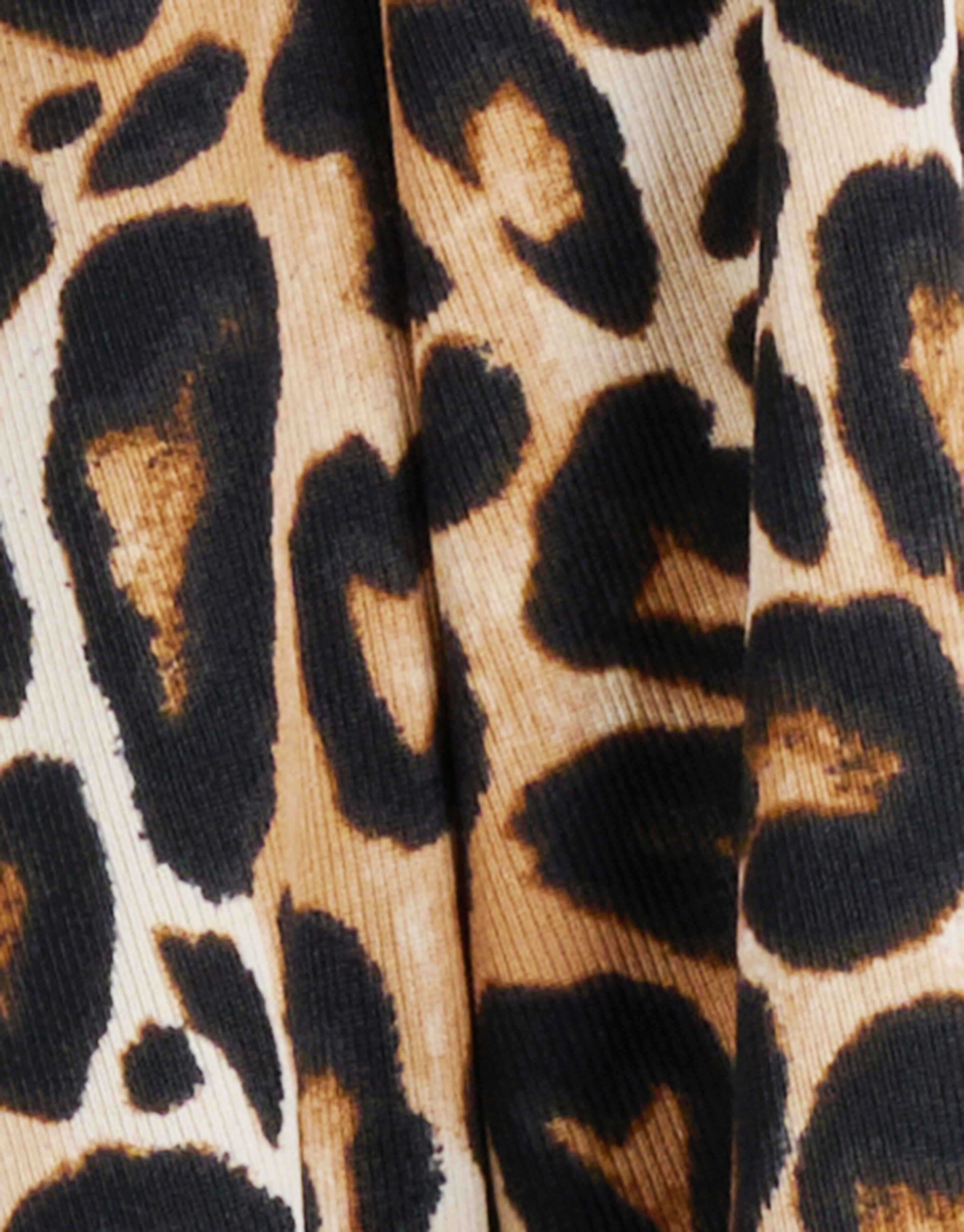 Ausgestellte Leoparden-Leggings Braun SHOEBY GIRLS